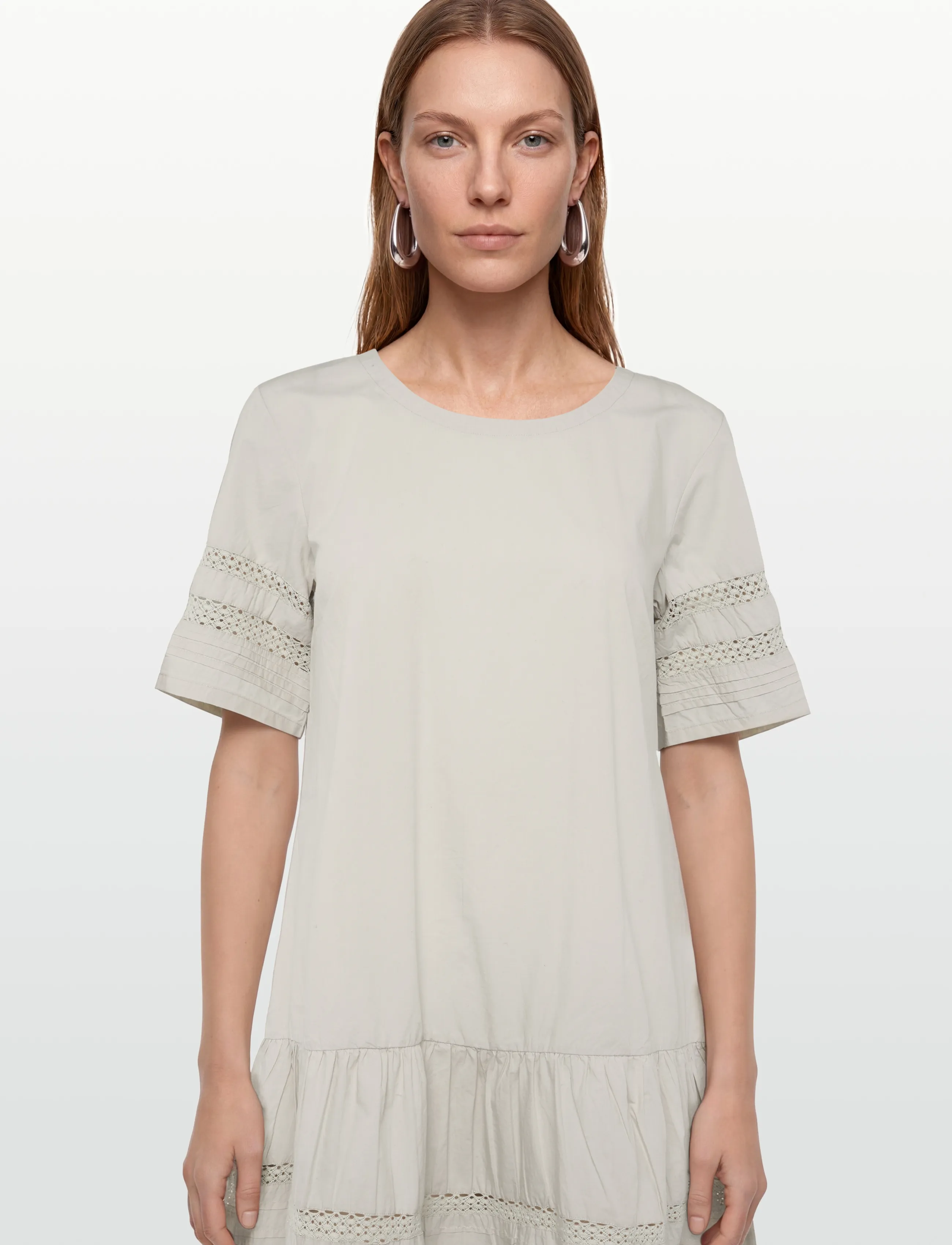 Esme Studios - ESAmina Dress GOTS - sommarklänningar - oatmeal - 3