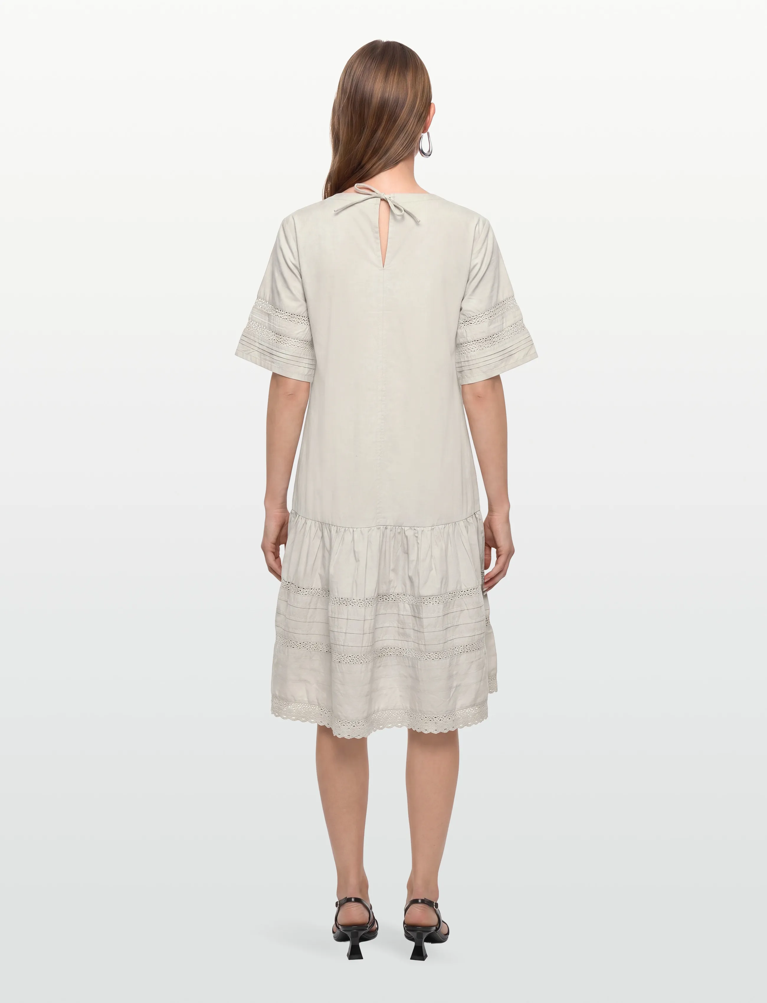 Esme Studios - ESAmina Dress GOTS - sommarklänningar - oatmeal - 4
