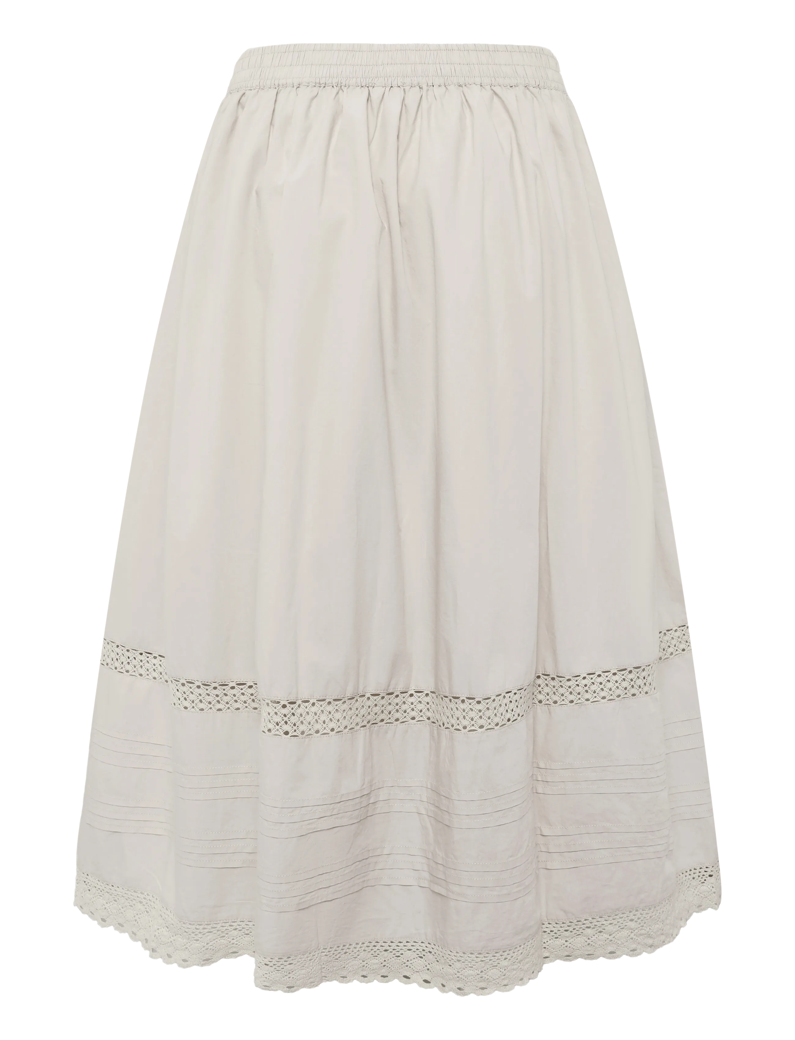 Esme Studios - ESAmina Skirt GOTS - midi skirts - oatmeal - 1