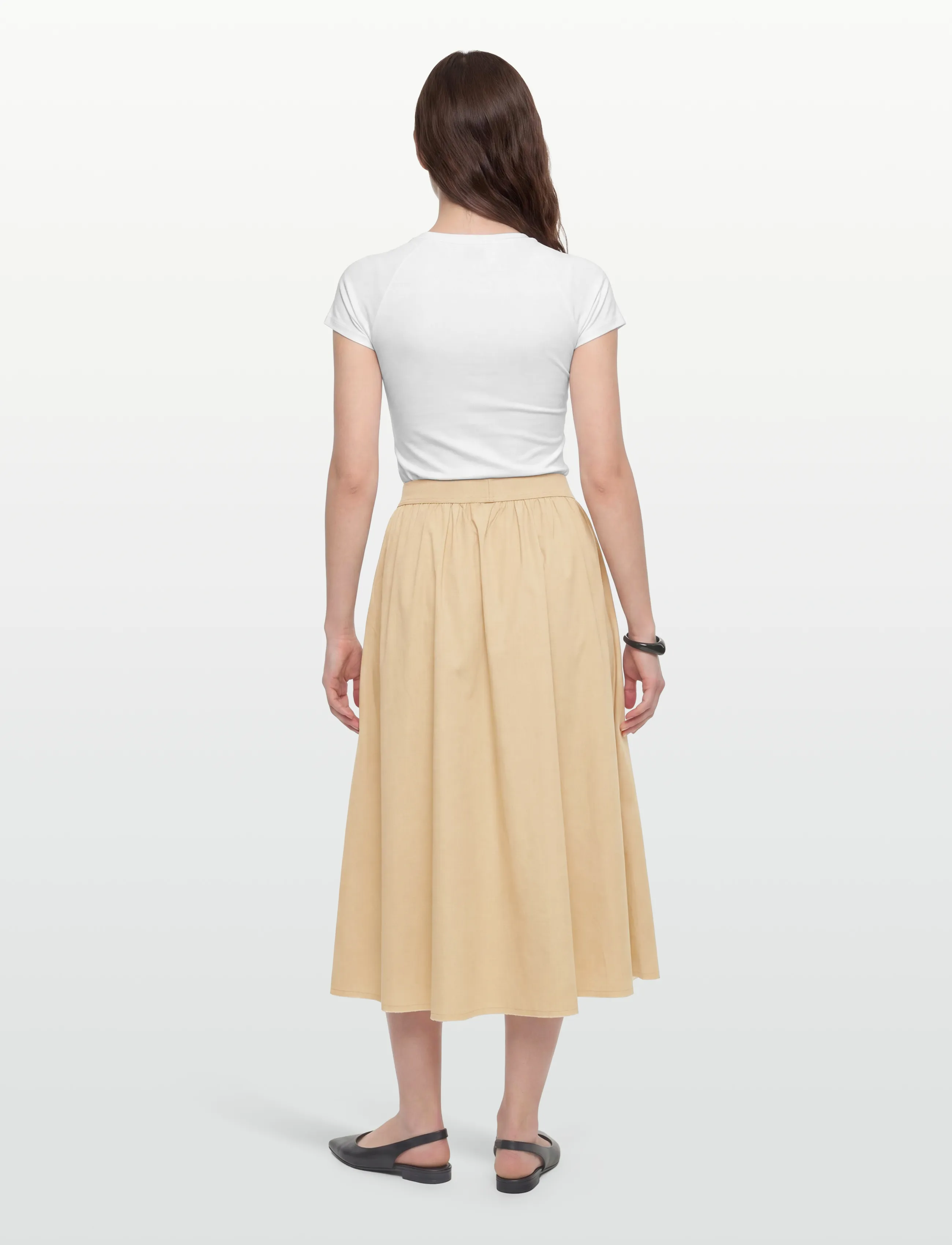 Esme Studios - ESBilly Midi Skirt - midi röcke - safari - 4