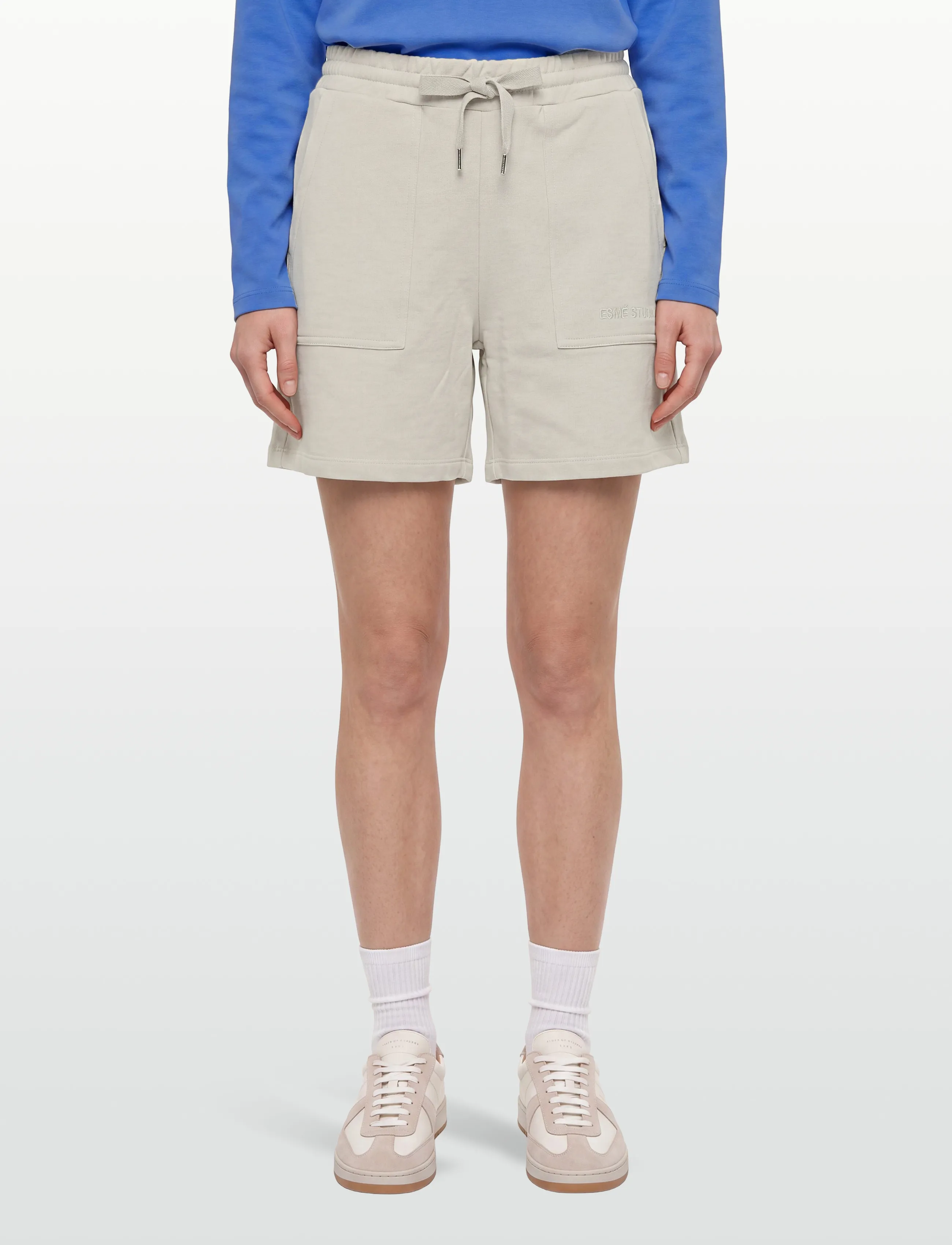 Esme Studios - ESLay Sweat Shorts - treninginiai šortai - sand - 3