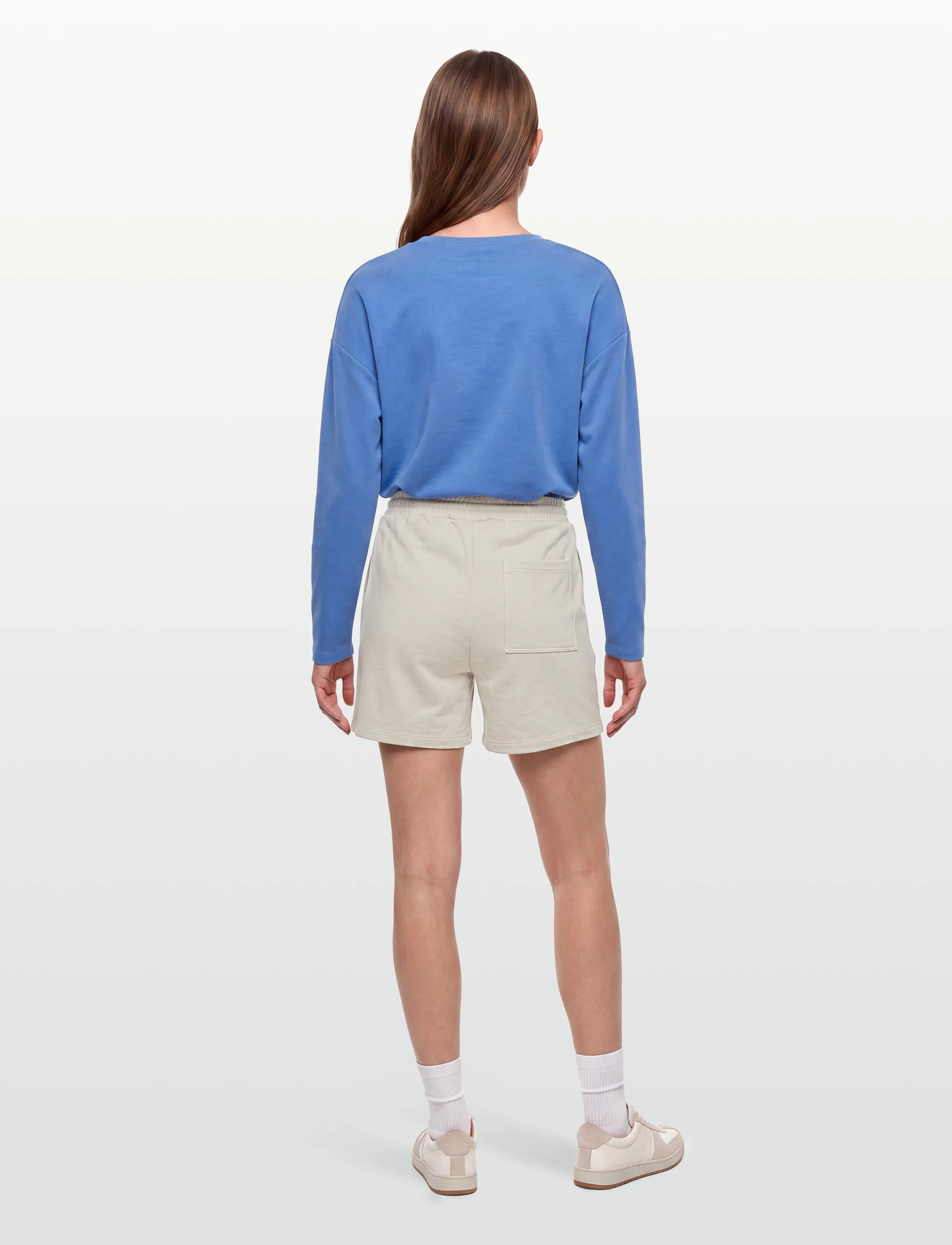 Esme Studios - ESLay Sweat Shorts - treninginiai šortai - sand - 4