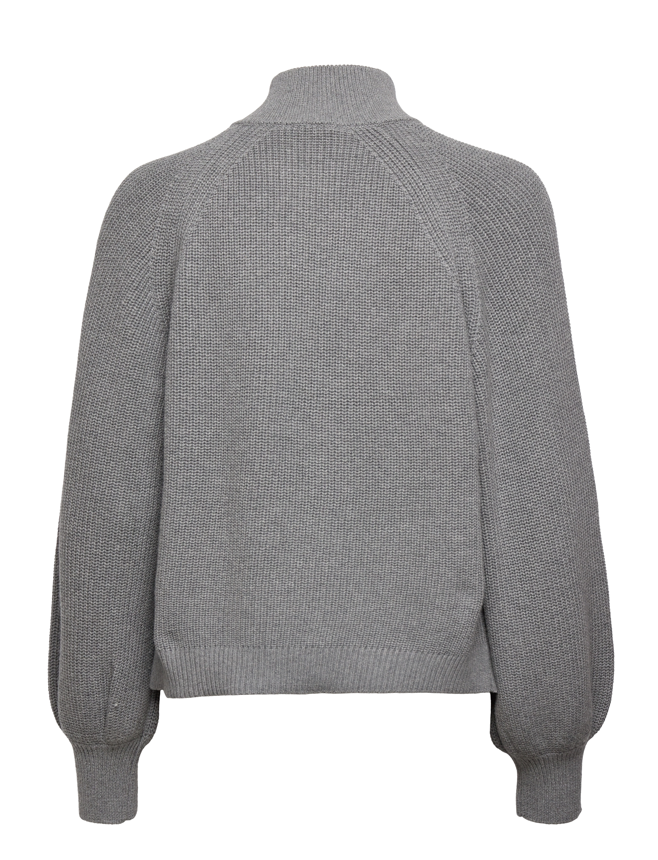 Esme Studios - ESEmilia Half Zip Sweater - grey melange - 1