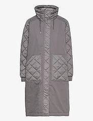Esme Studios - ESYasmin Oversize Coat - quilted jackets - charcoal grey - 0