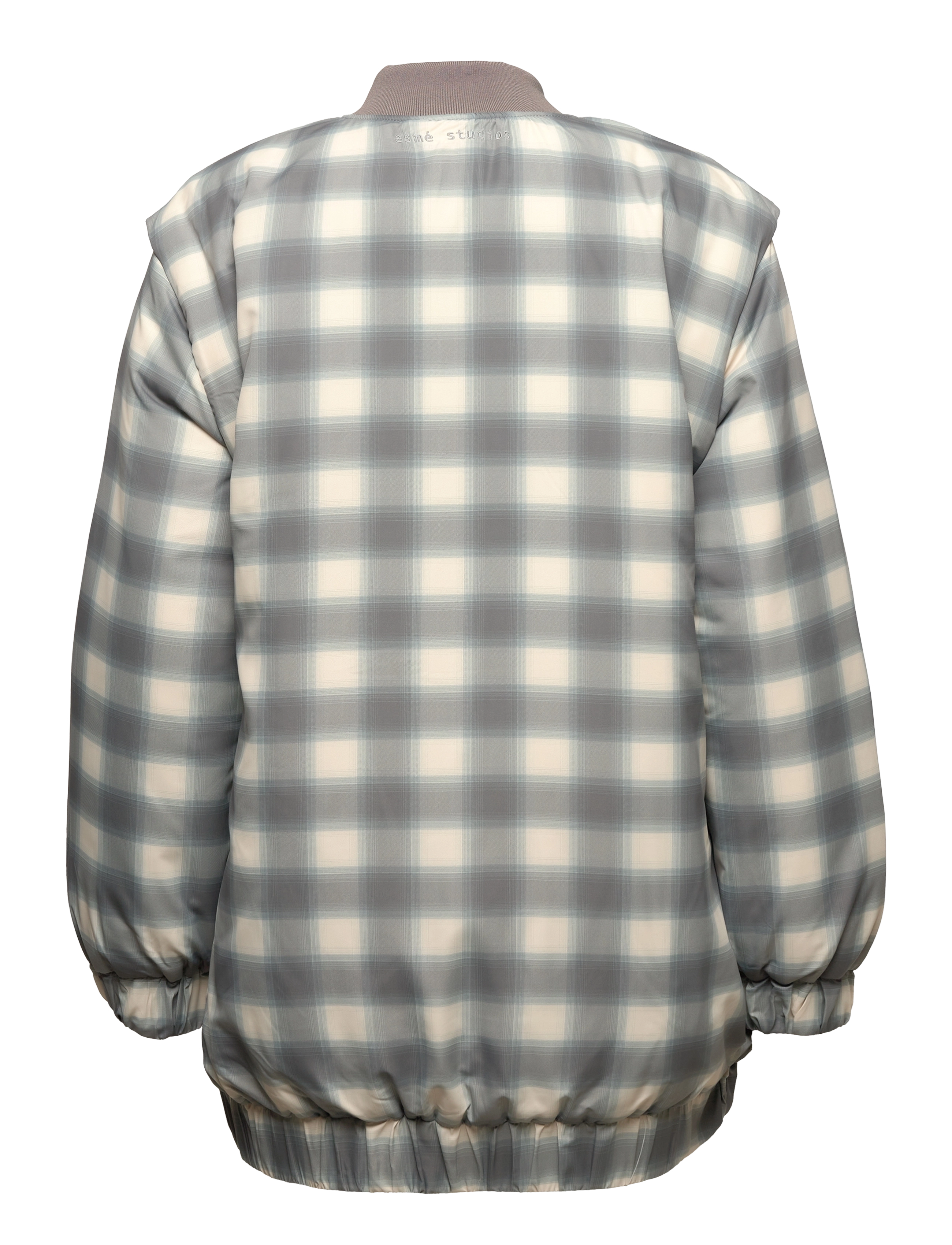 Esme Studios - ESJuliana 2 in 1 Jacket Printed - lette jakker - wood ash check comb. - 2
