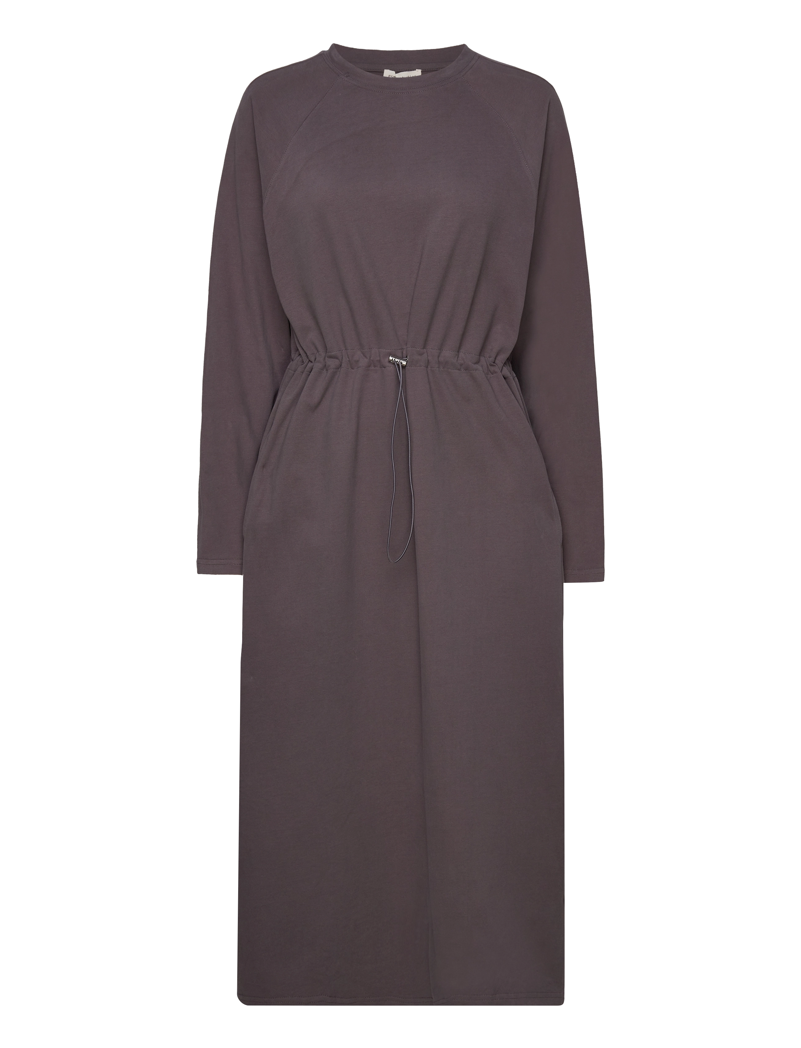 Esme Studios ESGrace LS Midi Dress - Tøj - MAGNET / grey