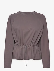 Esme Studios - ESGrace LS Blouse - long-sleeved blouses - magnet - 0