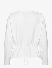Esme Studios - ESGrace LS Blouse - long-sleeved blouses - snow white - 3