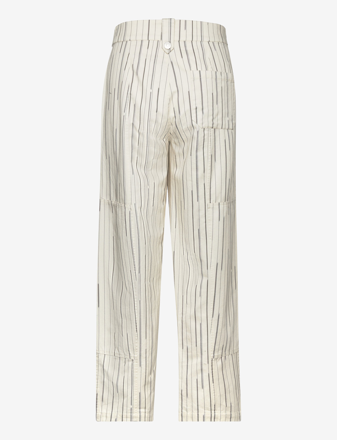 Esme Studios - ESFrankie Pants - straight leg hosen - buttercream stripes - 2