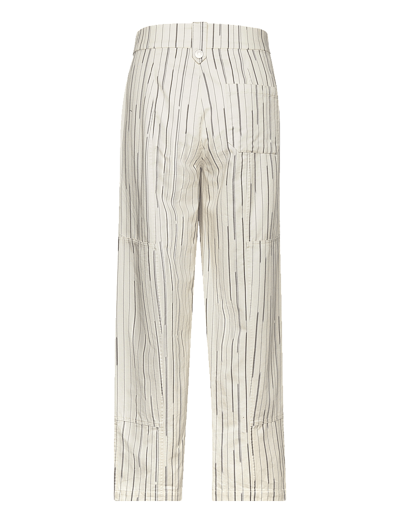 Esme Studios - ESFrankie Pants - bukser med lige ben - buttercream stripes - 2