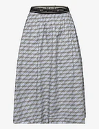 ESChanna Midi Skirt - SHADOW CHECKS