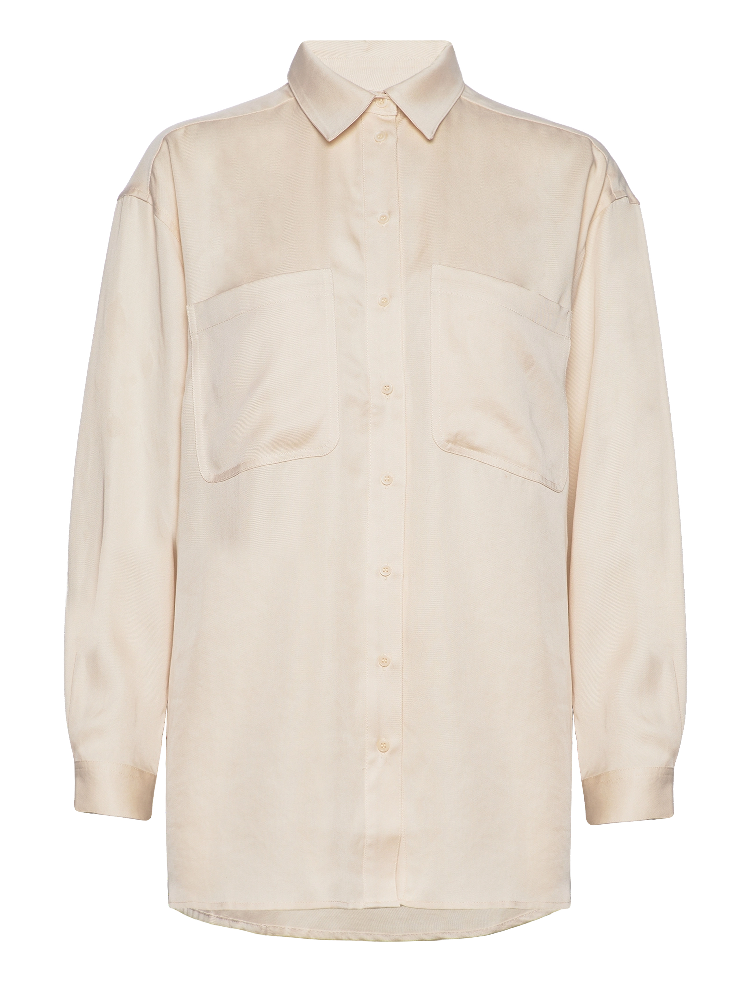 Esme Studios ESLeonora LS Shirt - Esme Studios - BUTTERCREAM / beige