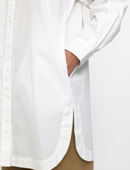 Esme Studios - ESEllinor LS Long Shirt - long-sleeved shirts - snow white - 4
