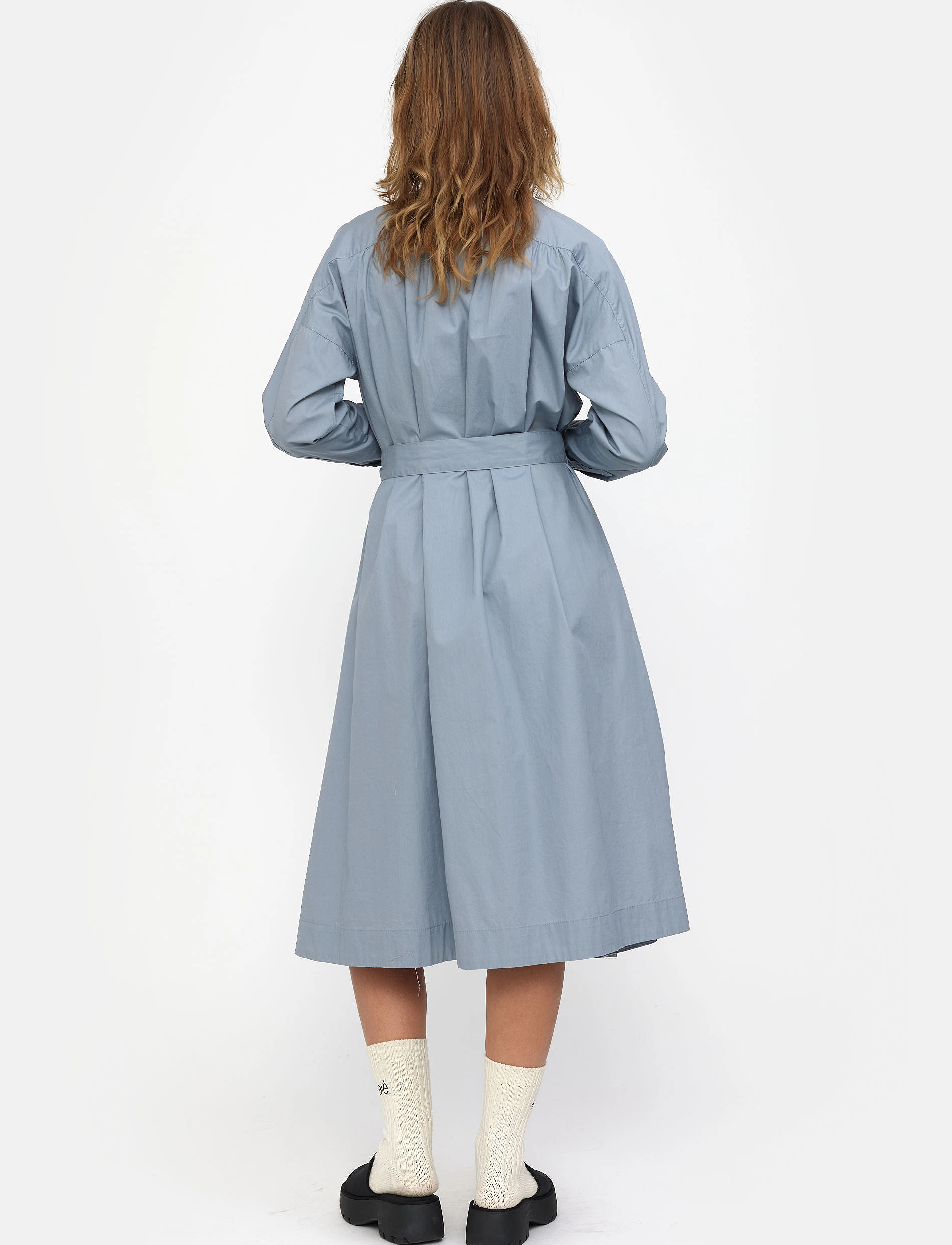 Esme Studios - ESEllinor LS Midi Shirt Dress - midi-kleider - tradewinds - 3