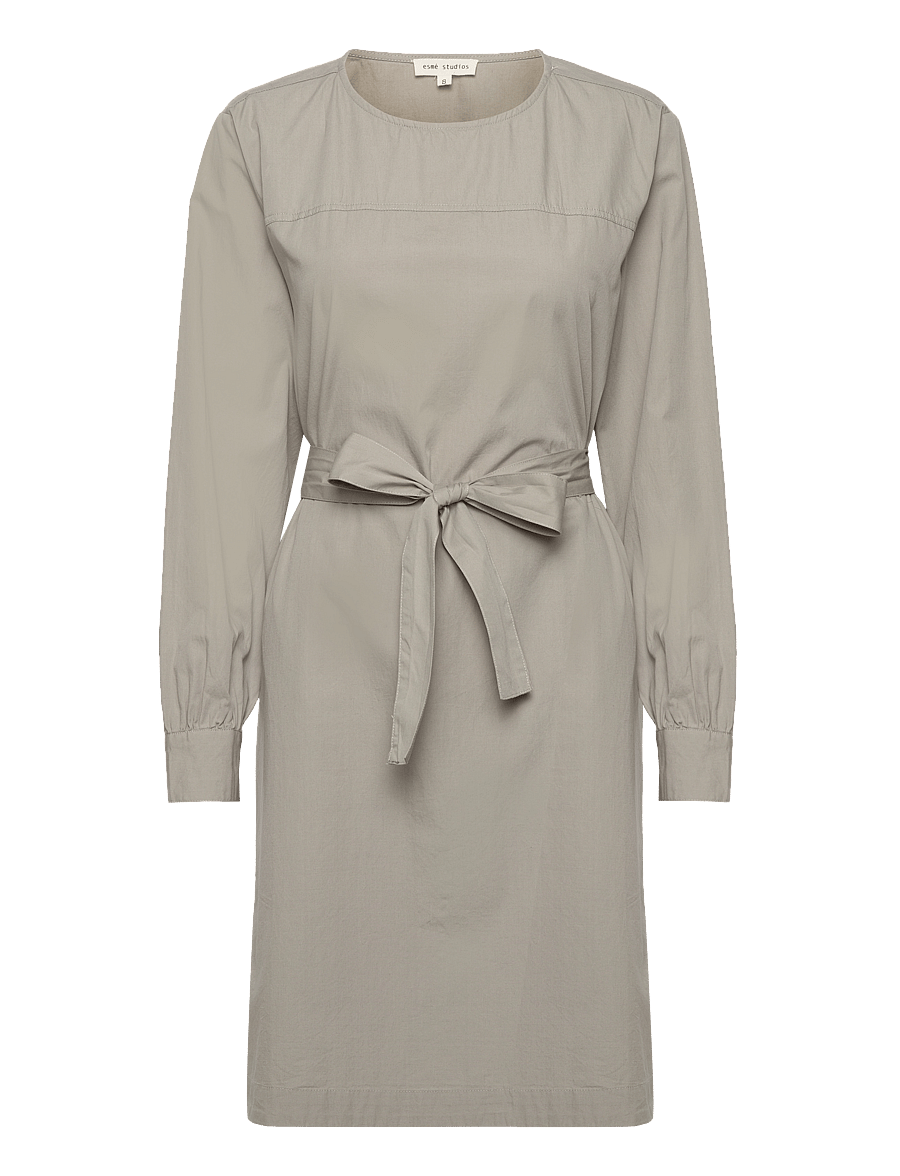 Esme Studios - ESEllinor LS Dress - skjortekjoler - shadow - 1