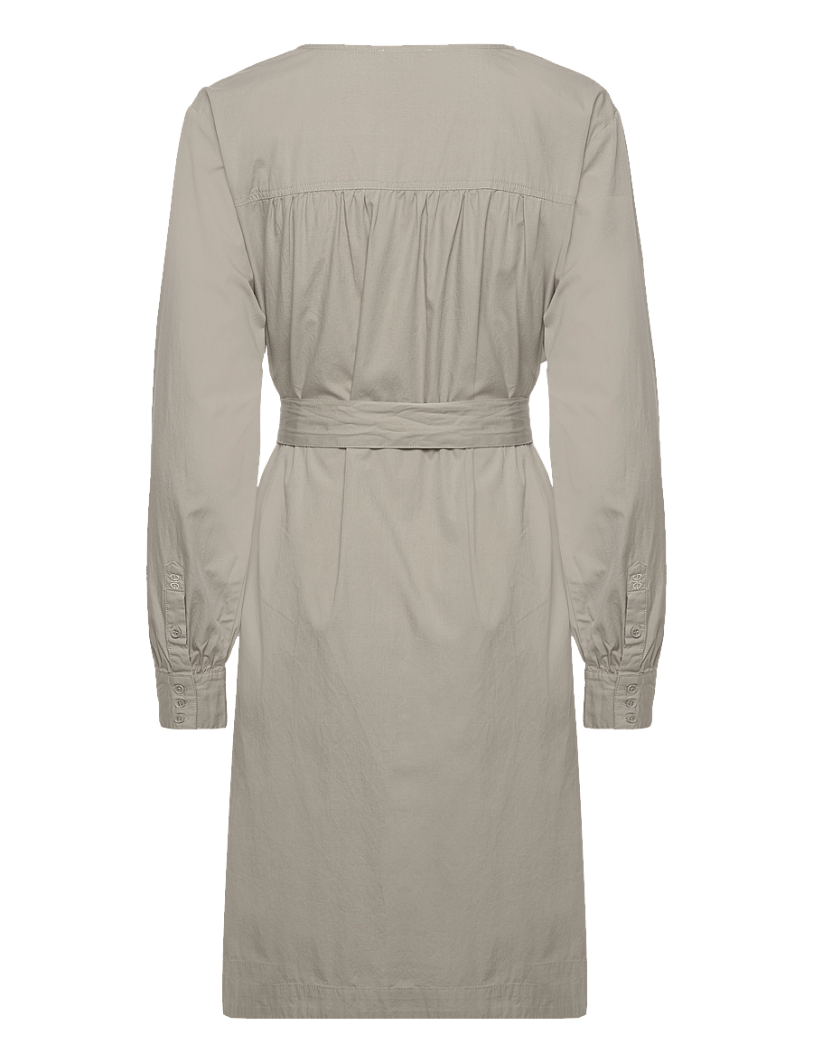 Esme Studios - ESEllinor LS Dress - skjortekjoler - shadow - 2