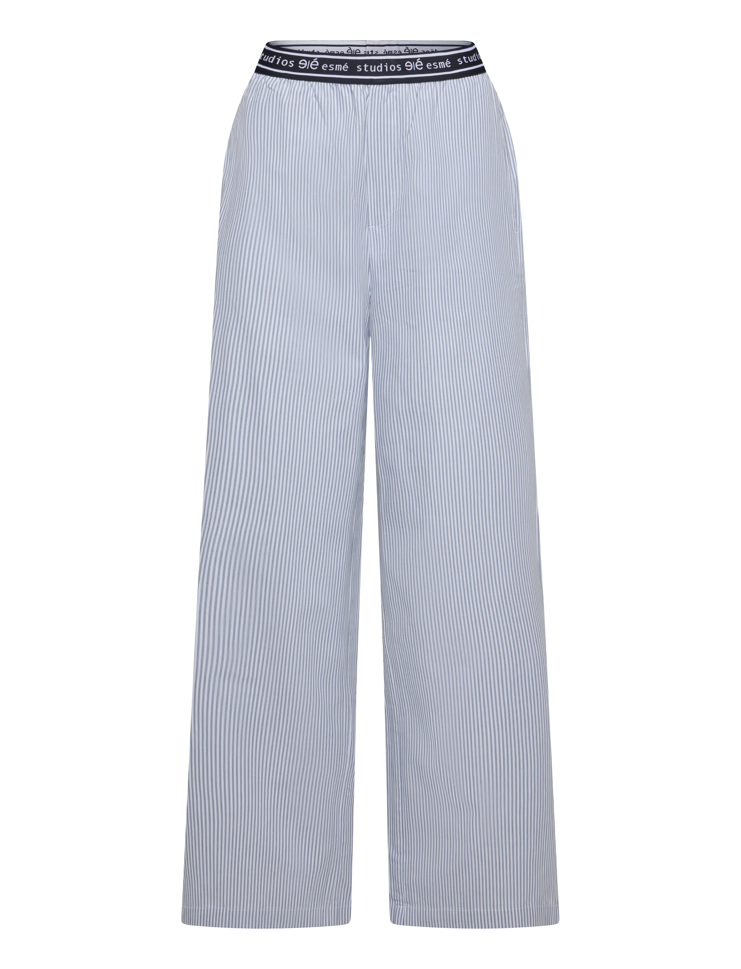 Esme Studios ESRuby Pants GOTS - Kläder - TRADEWINDS STRIPES / blue