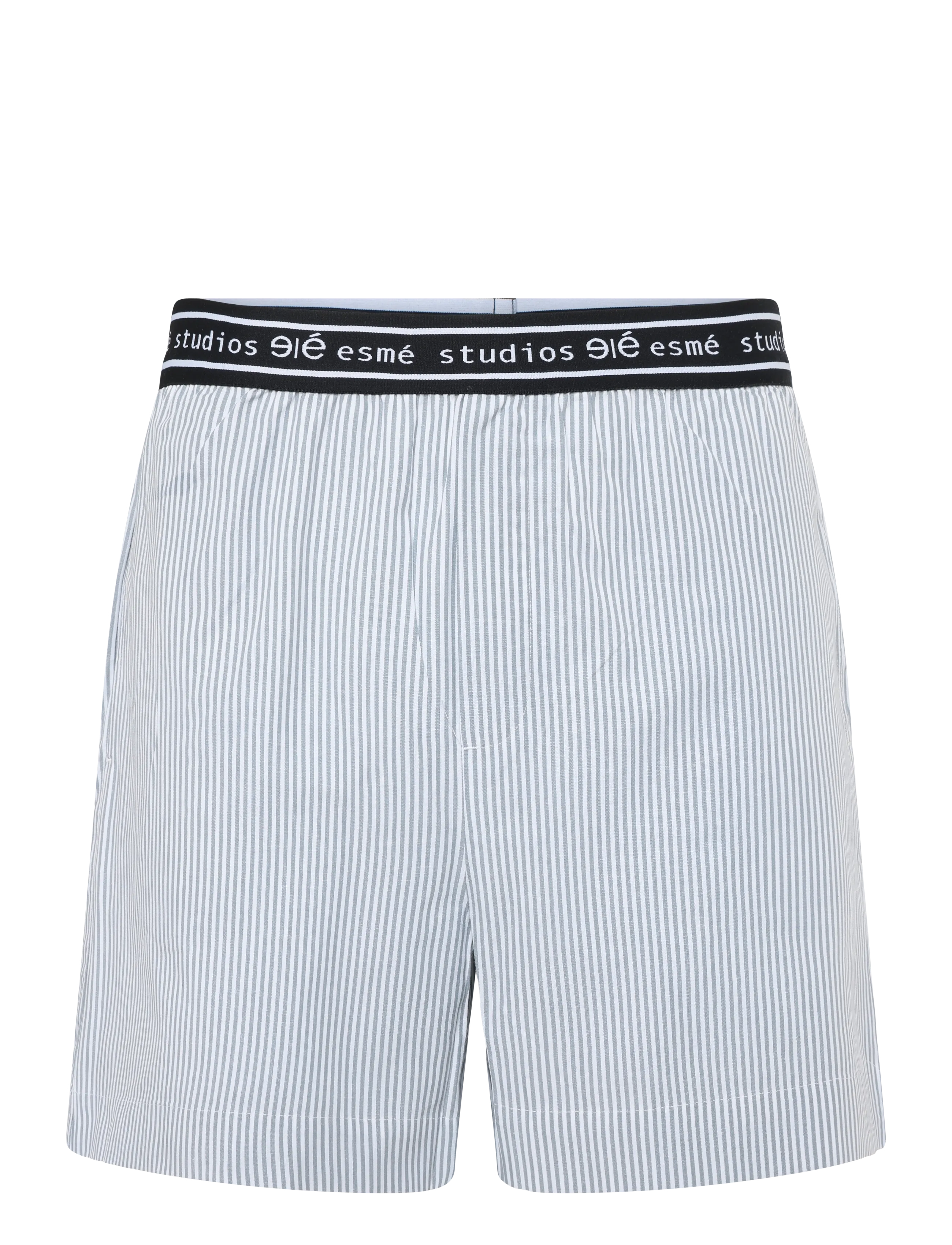 Esme Studios ESRuby Shorts GOTS - Casual shorts - TRADEWINDS STRIPES / blue