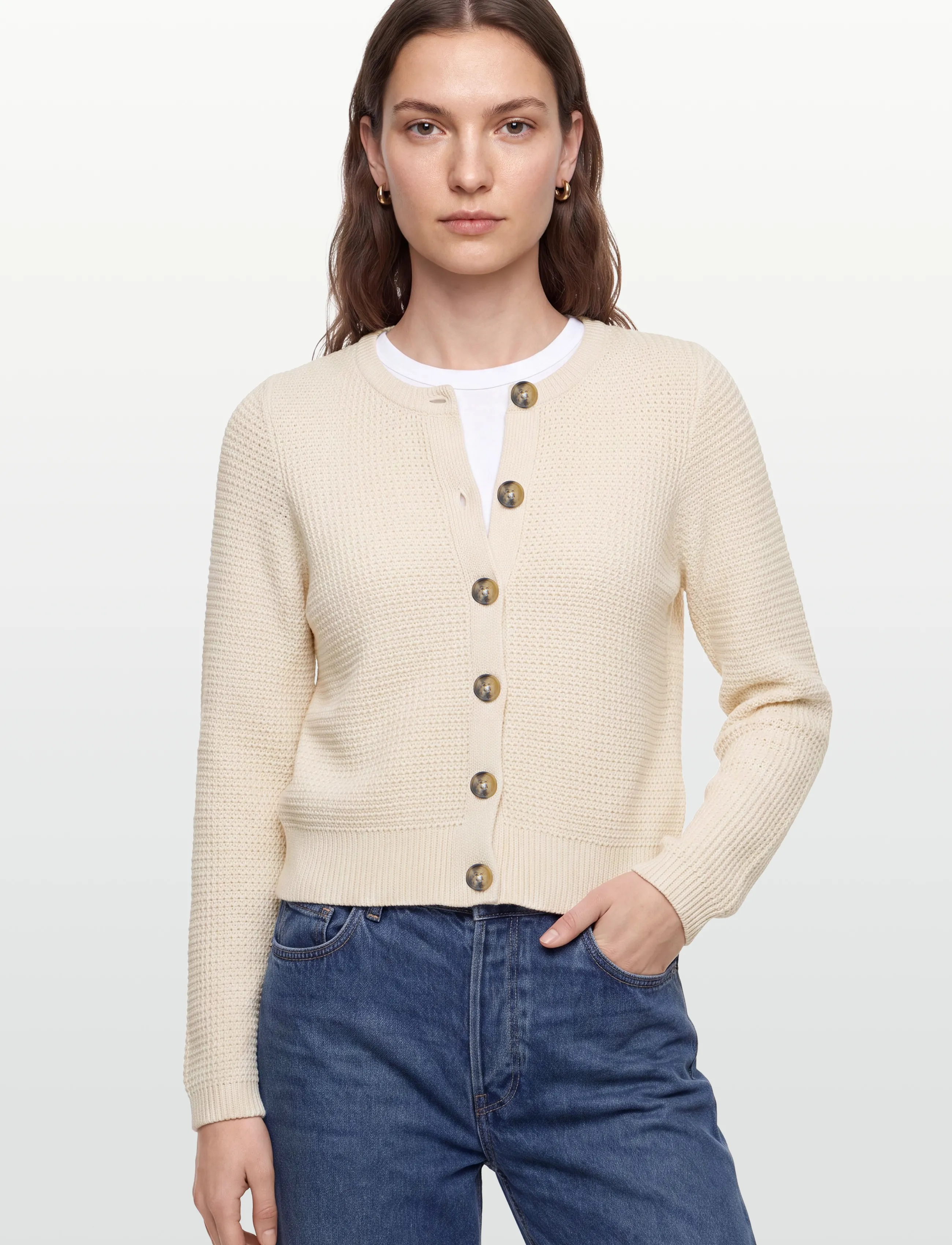 Esme Studios - ESCilla Knit Cardigan - cardigans - pristine - 3