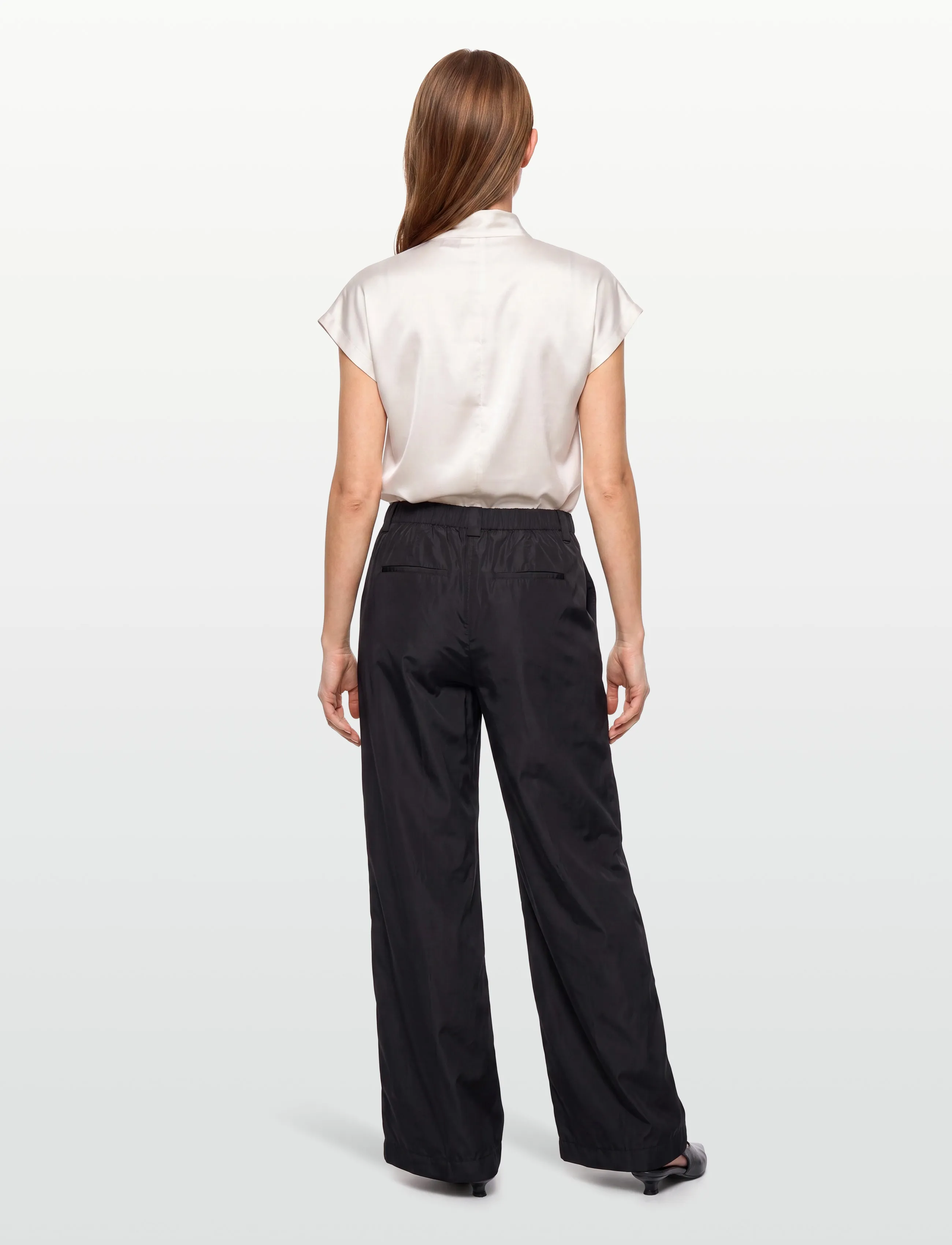 Esme Studios - ESBora Pants GRS - bukser med lige ben - black - 4