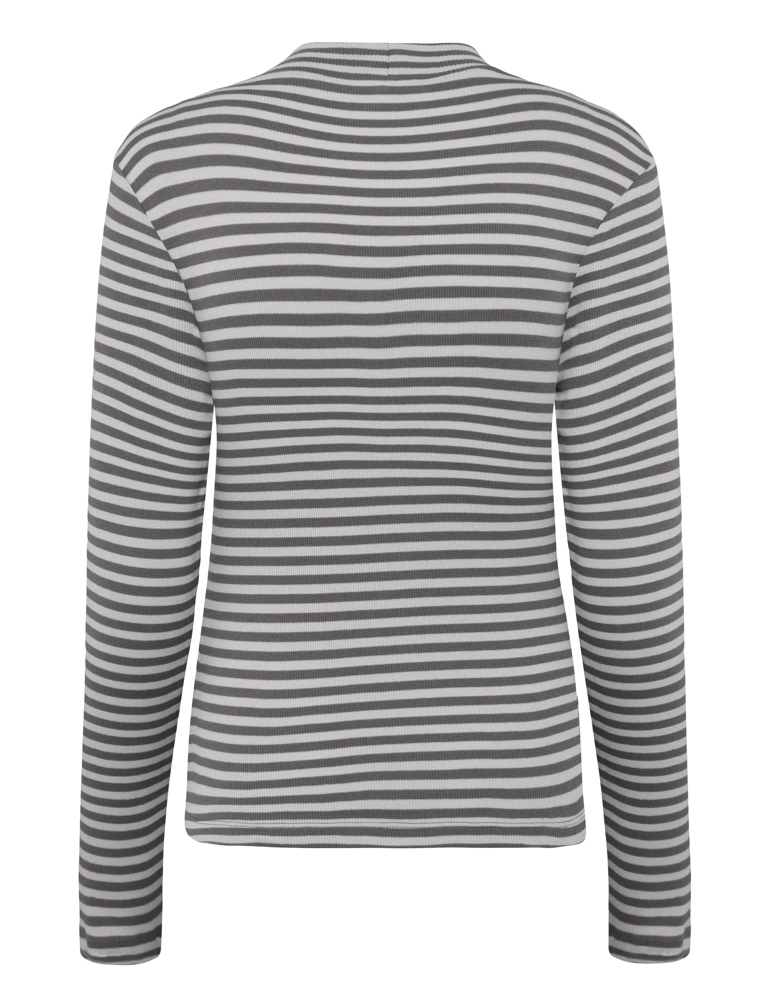 Esme Studios - ESBlossom Stripe LS Turtleneck GOTS - sviitrid - nacreous clouds - 1