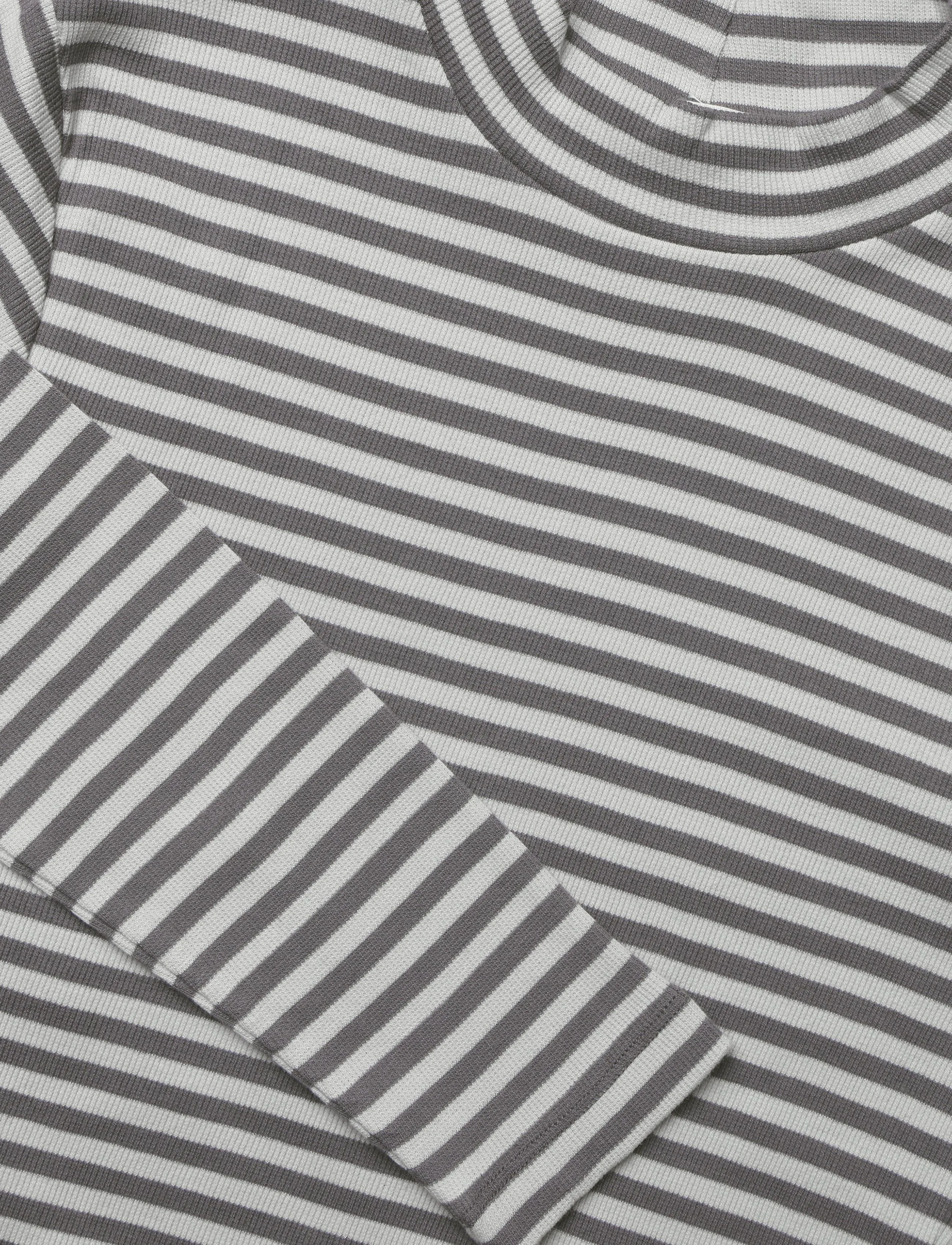 Esme Studios - ESBlossom Stripe LS Turtleneck GOTS - sviitrid - nacreous clouds - 2