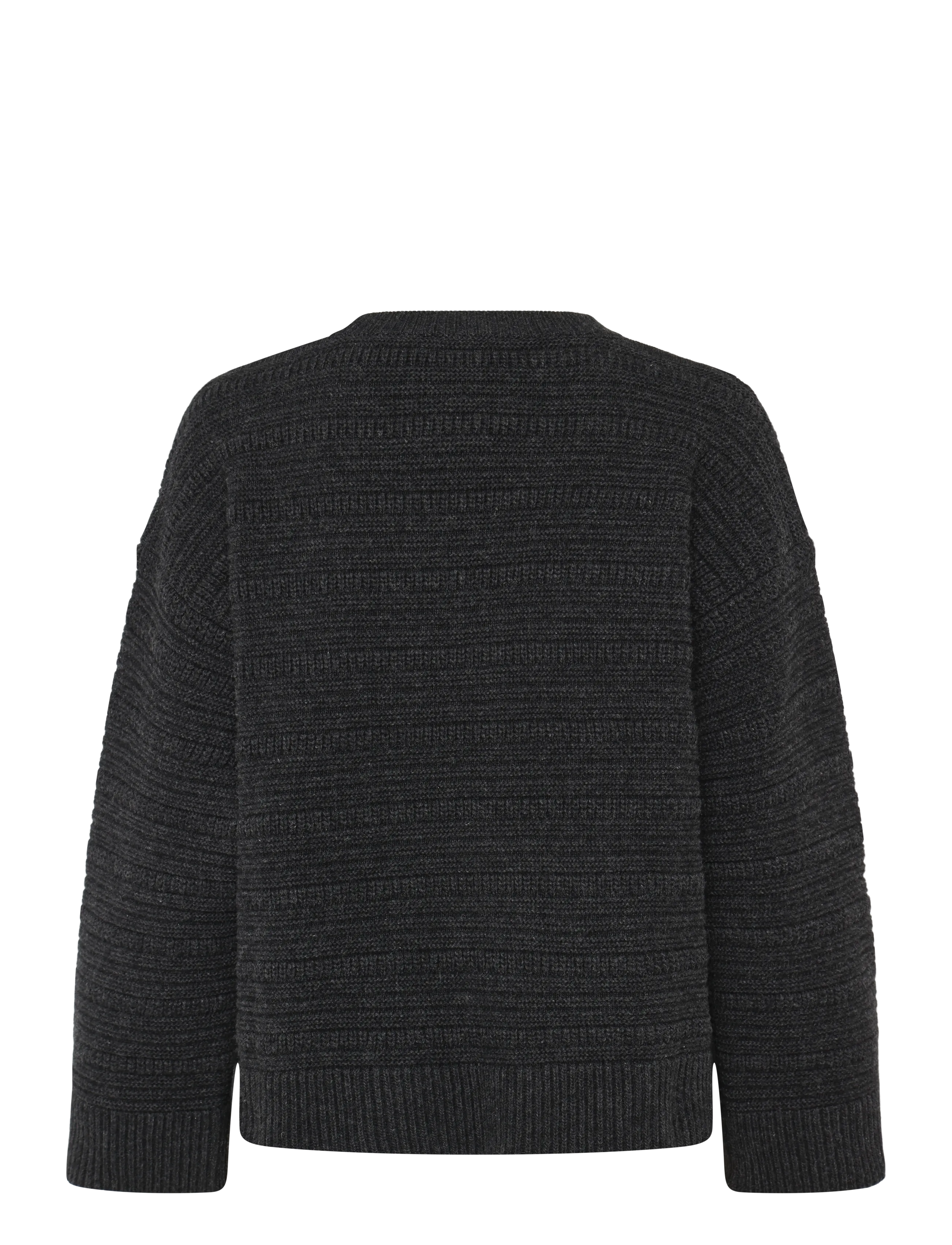 Esme Studios - ESIwona Pullover Knit GOTS - tröjor - gray melange - 1