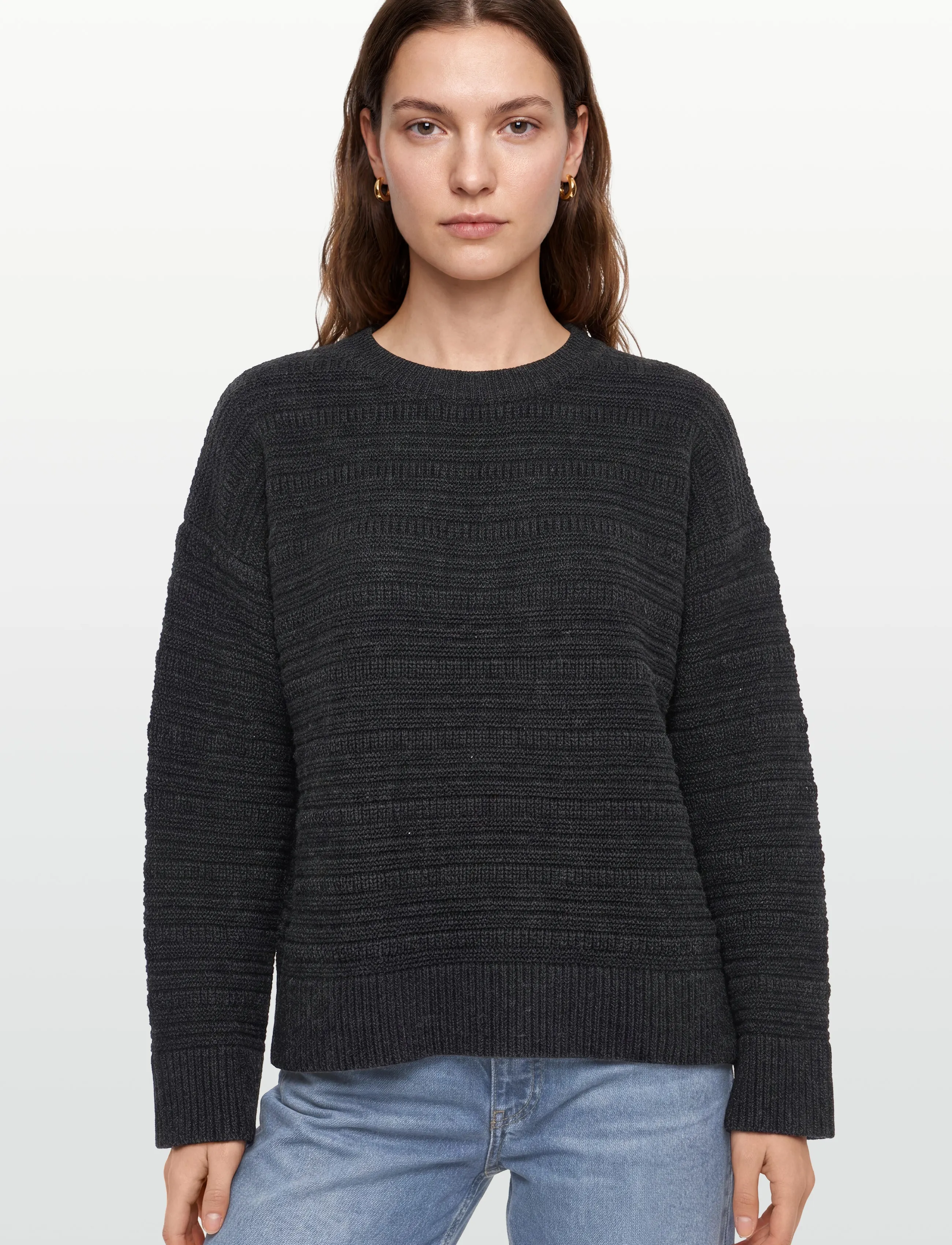 Esme Studios - ESIwona Pullover Knit GOTS - jumpers - gray melange - 3