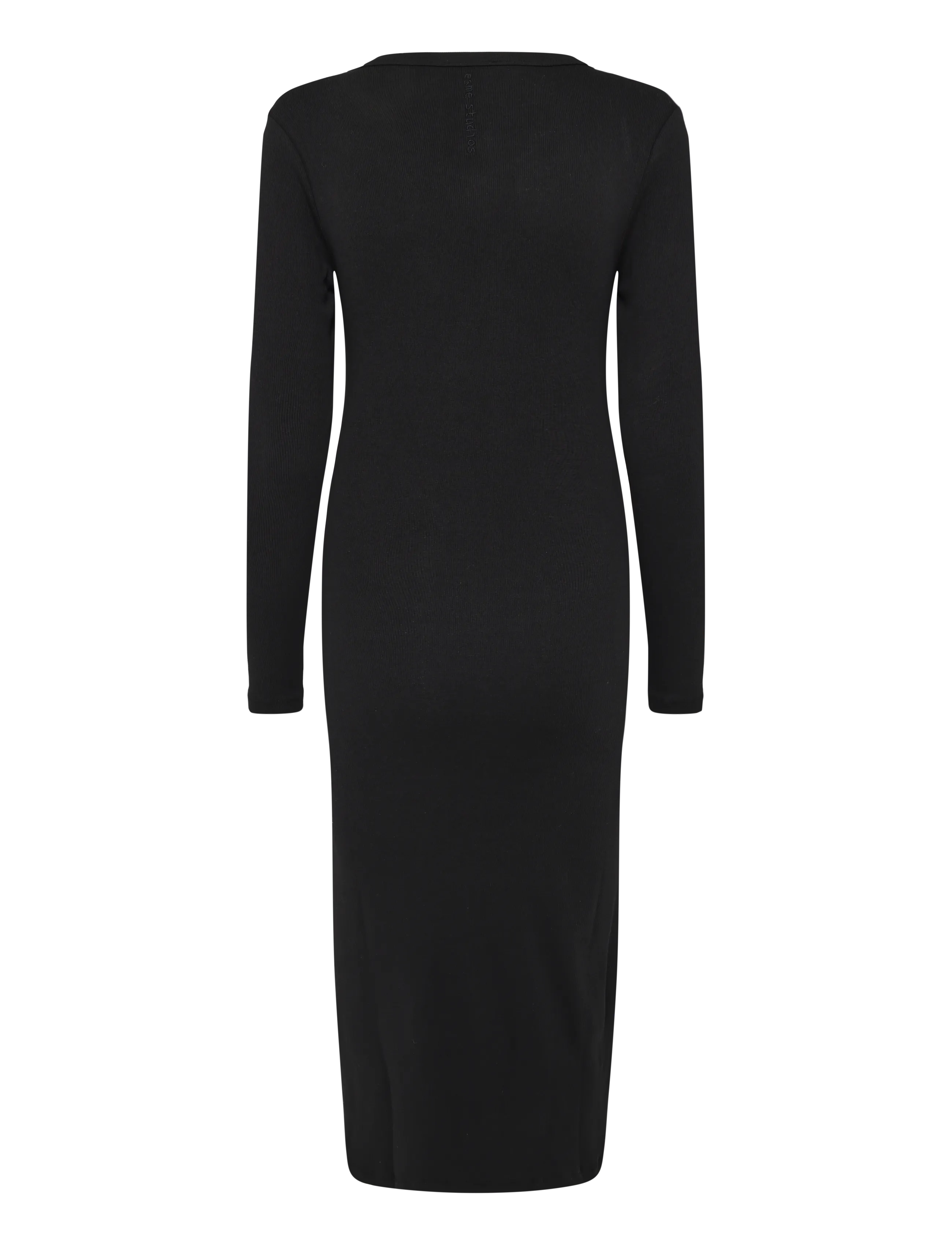 Esme Studios - ESBlossom LS Dress GOTS - stramme kjoler - black - 1