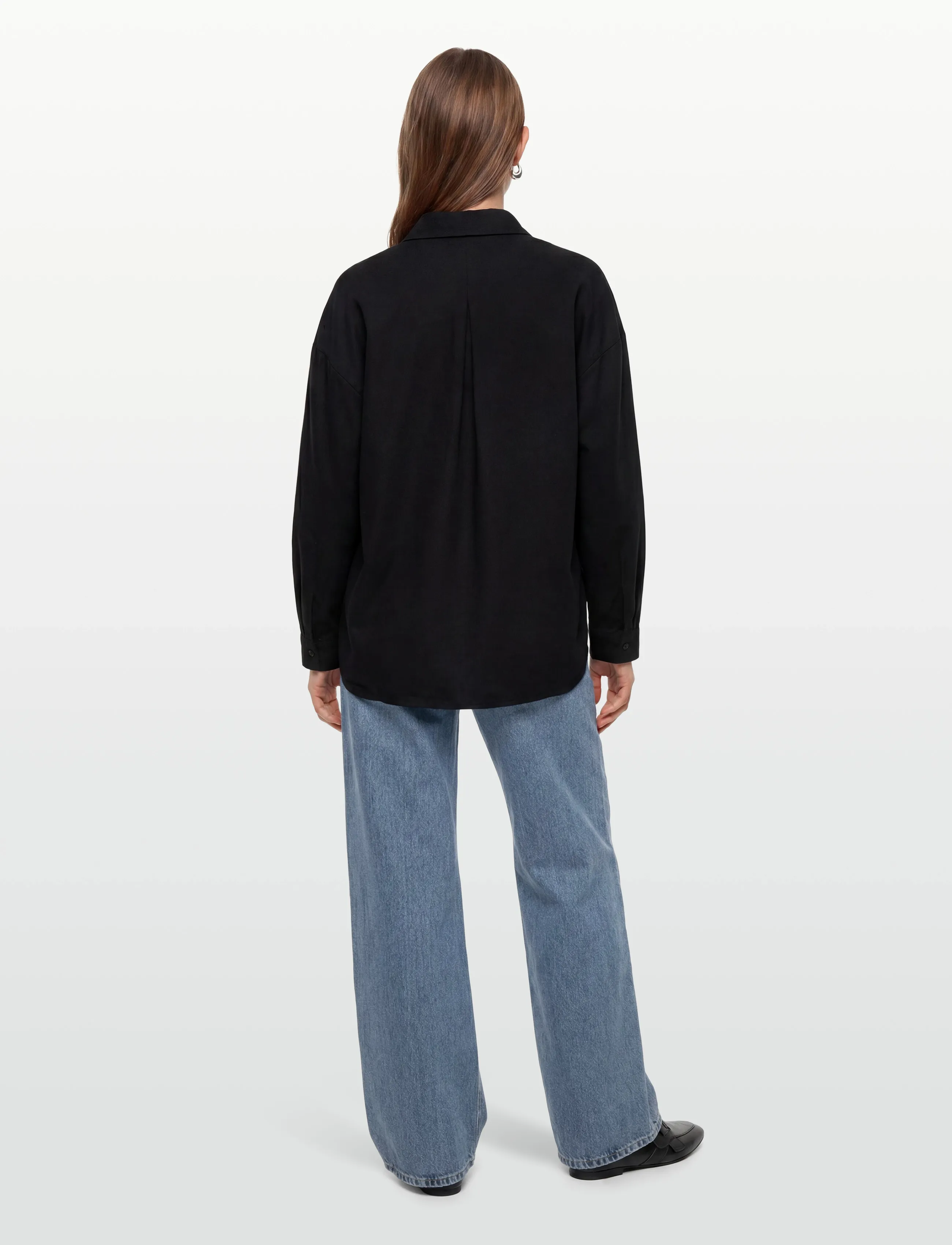 Esme Studios - ESTinka Shirt - long-sleeved shirts - black - 4