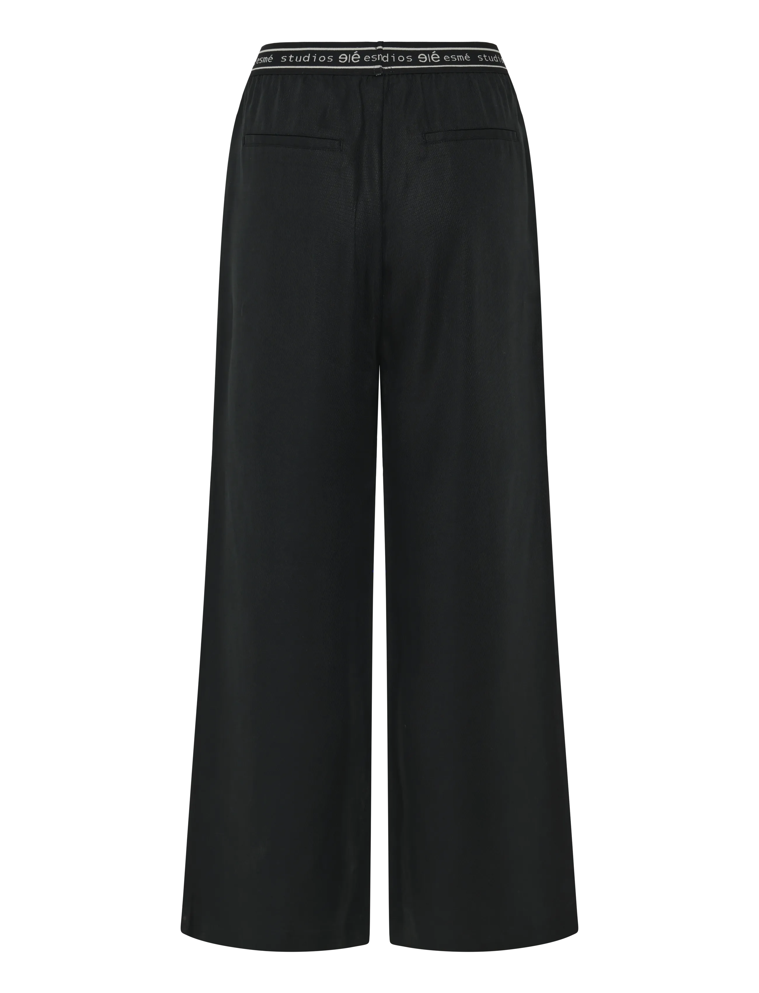 Esme Studios - ESTinka Pants - vida byxor - black - 1