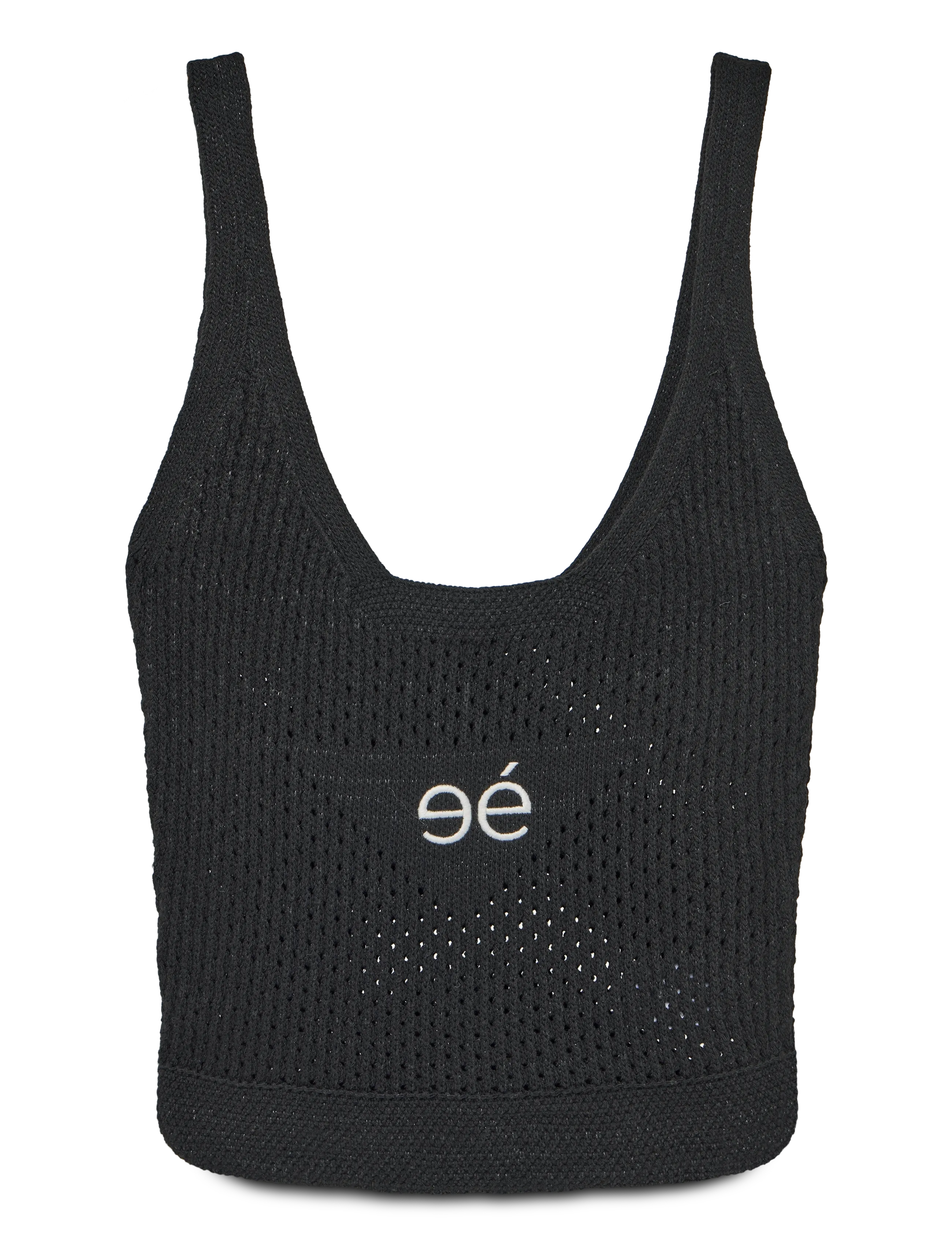 Esme Studios ESEllen Knit Bag - Tote Bags - BLACK / black