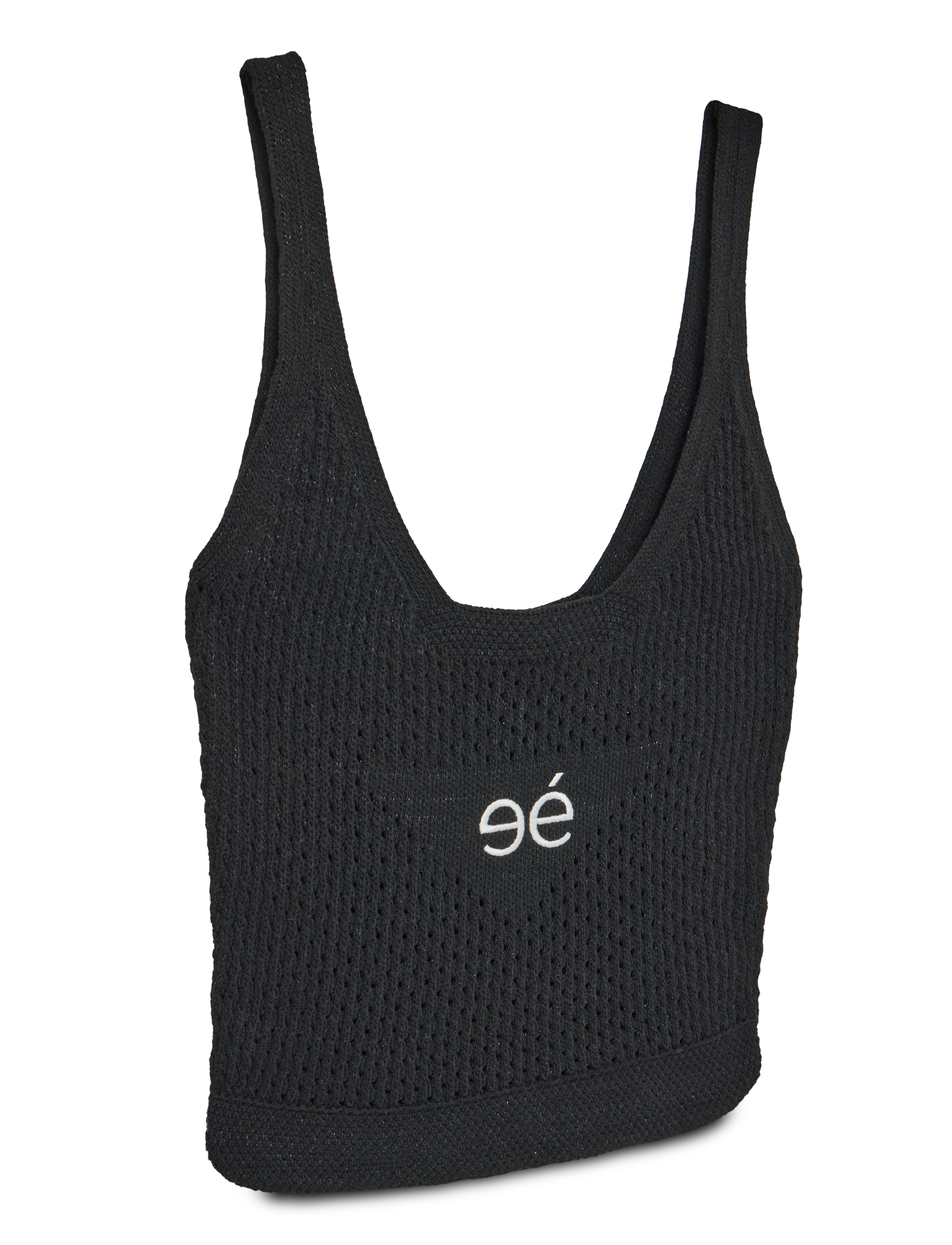 Esme Studios - ESEllen Knit Bag - tote bags - black - 2