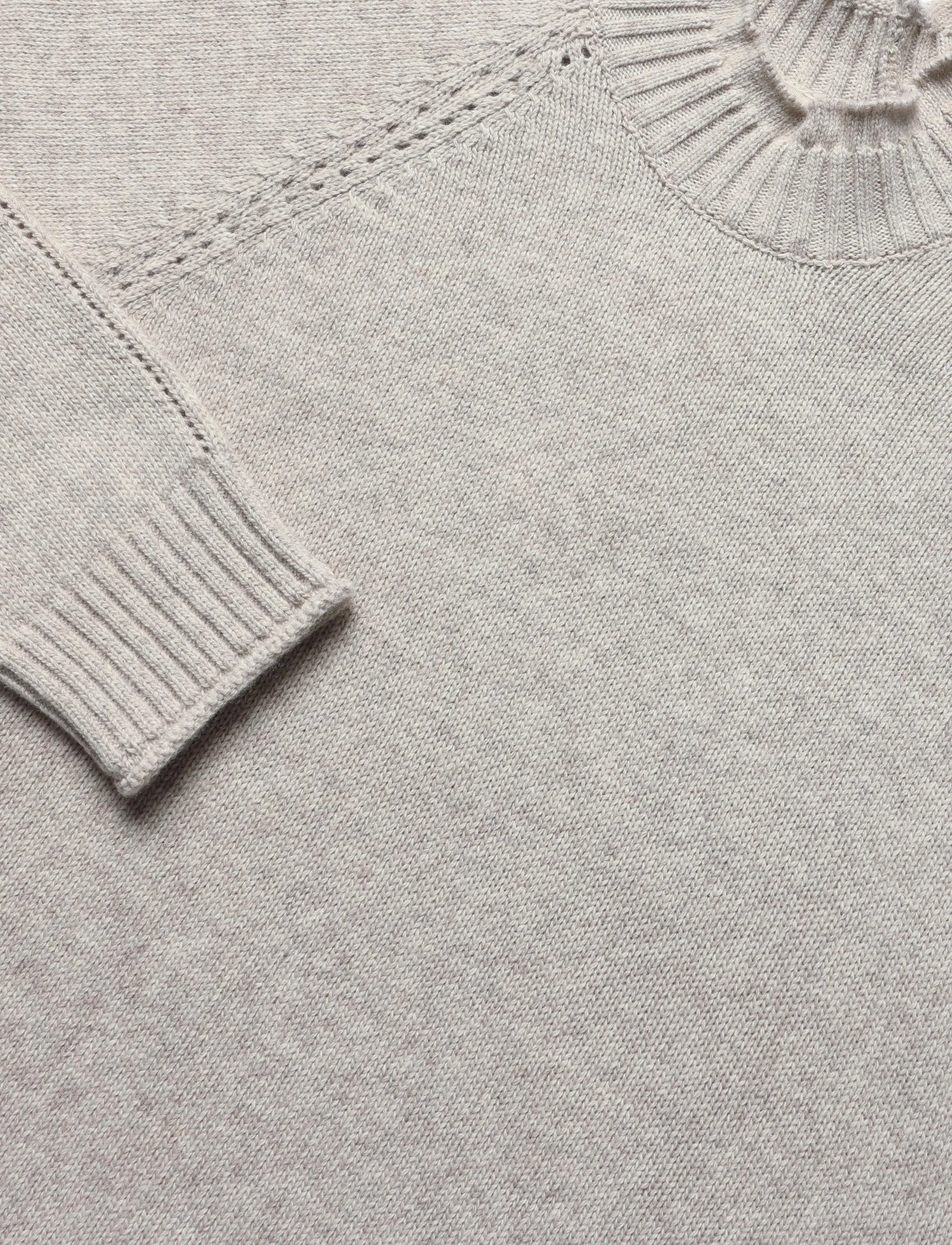 Esme Studios - ESElida Raglan Knit GOTS - jumpers - sand melange - 2