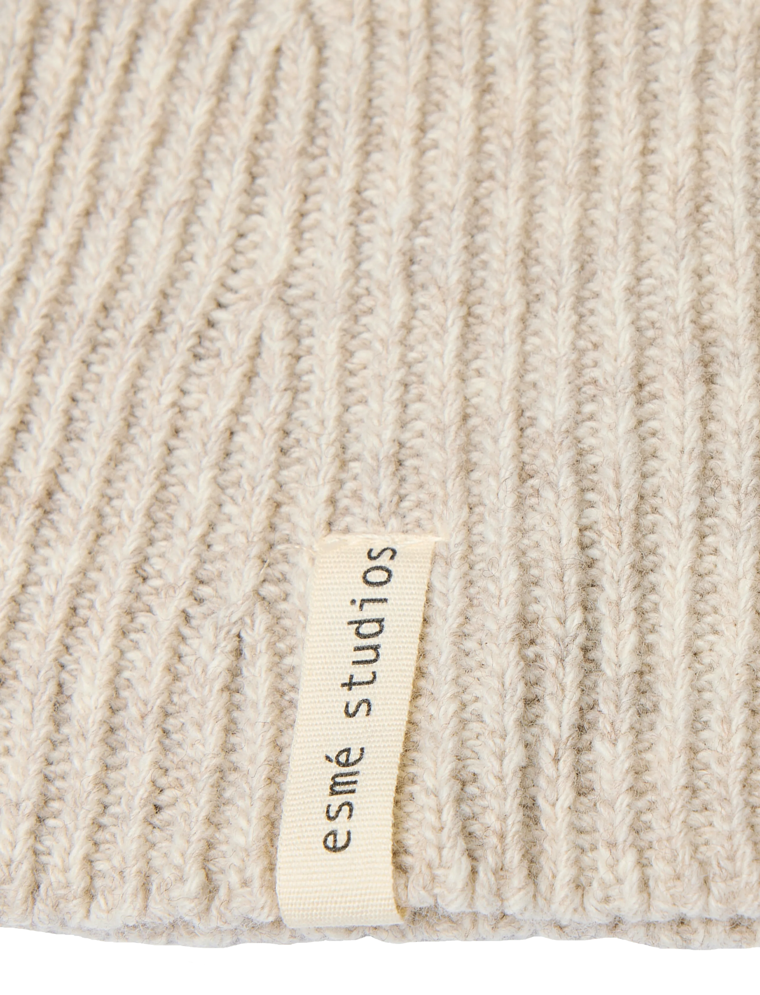 Esme Studios - ESElida Balaclava GOTS - mützen & caps - sand melange - 2