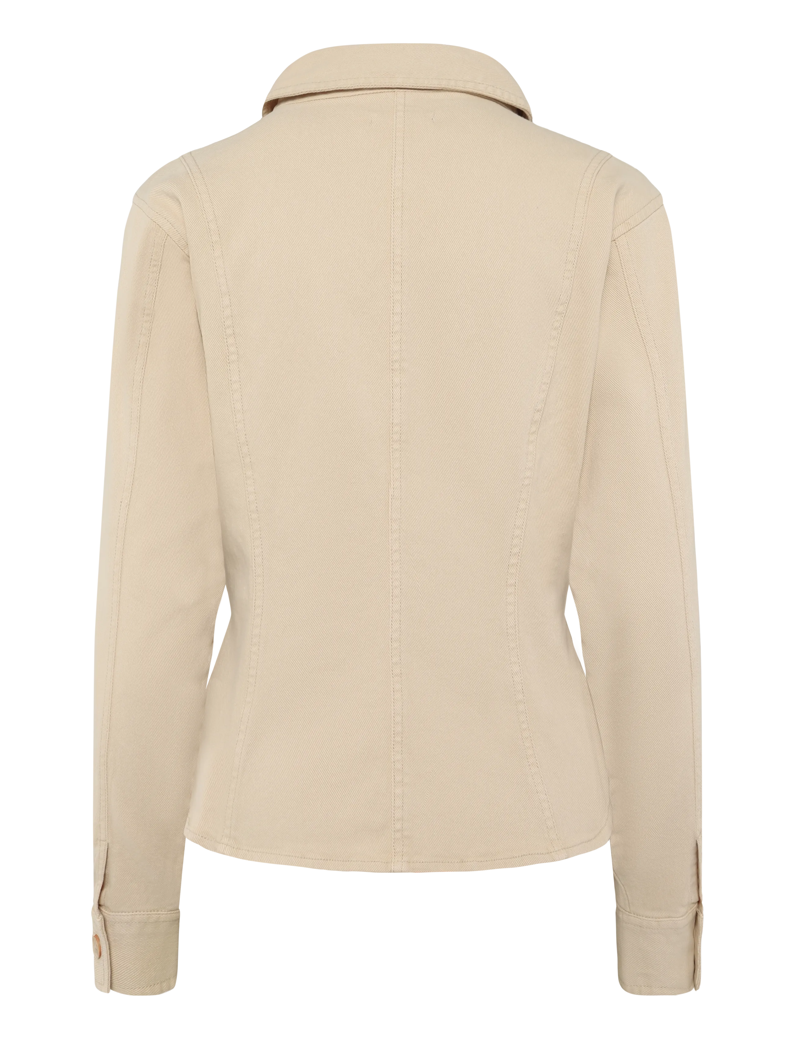 Esme Studios - ESOlivo Shirt - long-sleeved shirts - sheer bliss - 1
