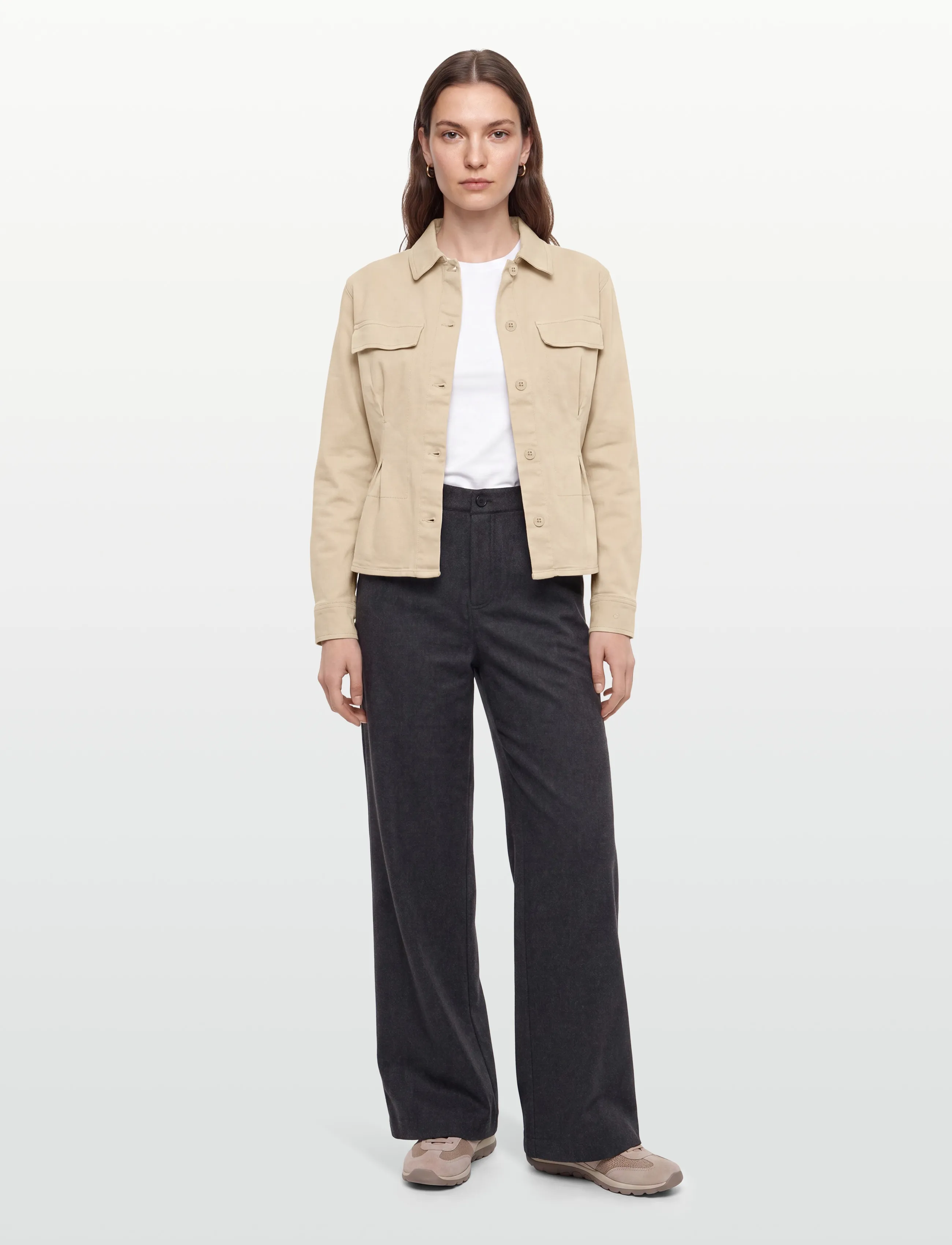 Esme Studios - ESOlivo Shirt - long-sleeved shirts - sheer bliss - 0