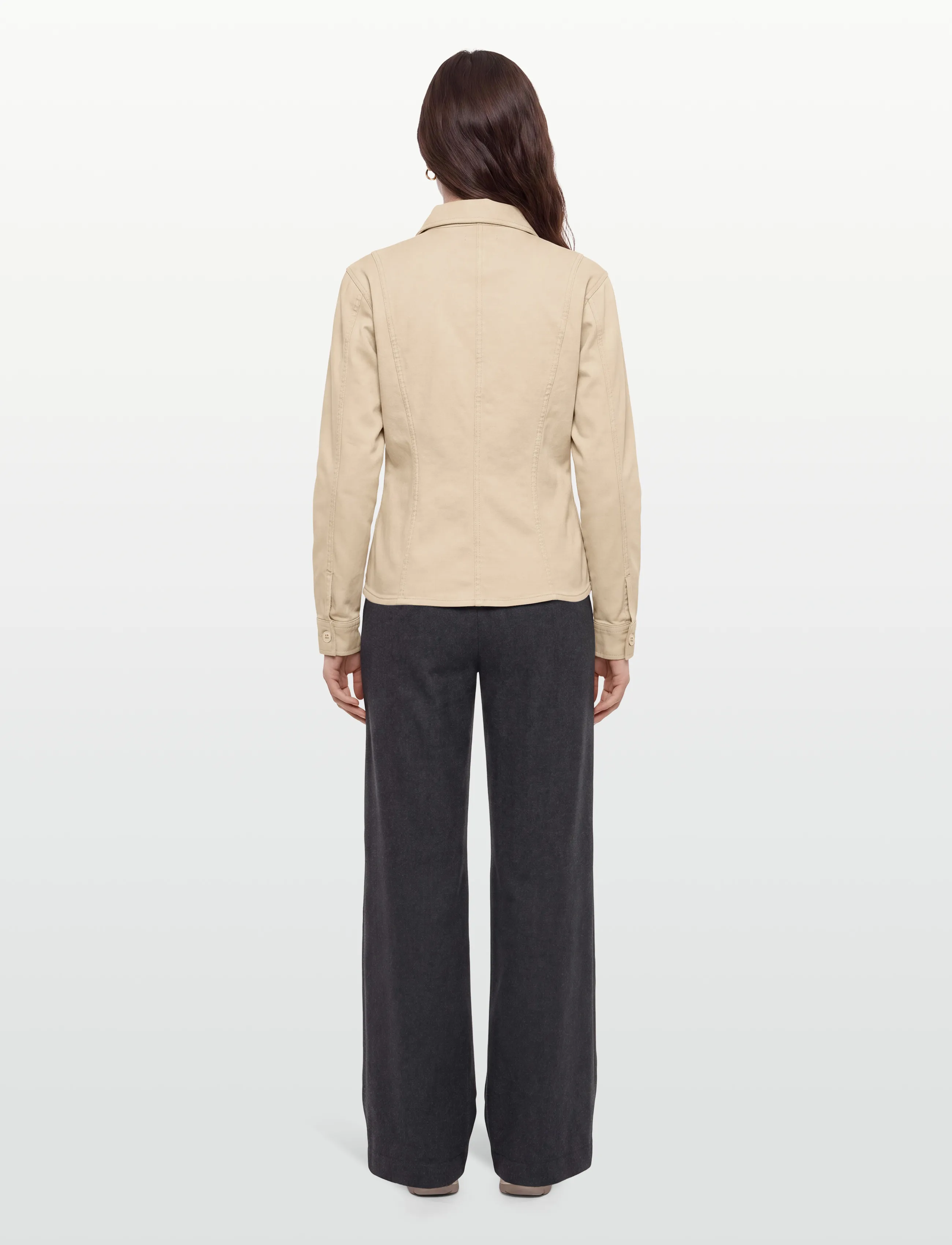 Esme Studios - ESOlivo Shirt - long-sleeved shirts - sheer bliss - 4