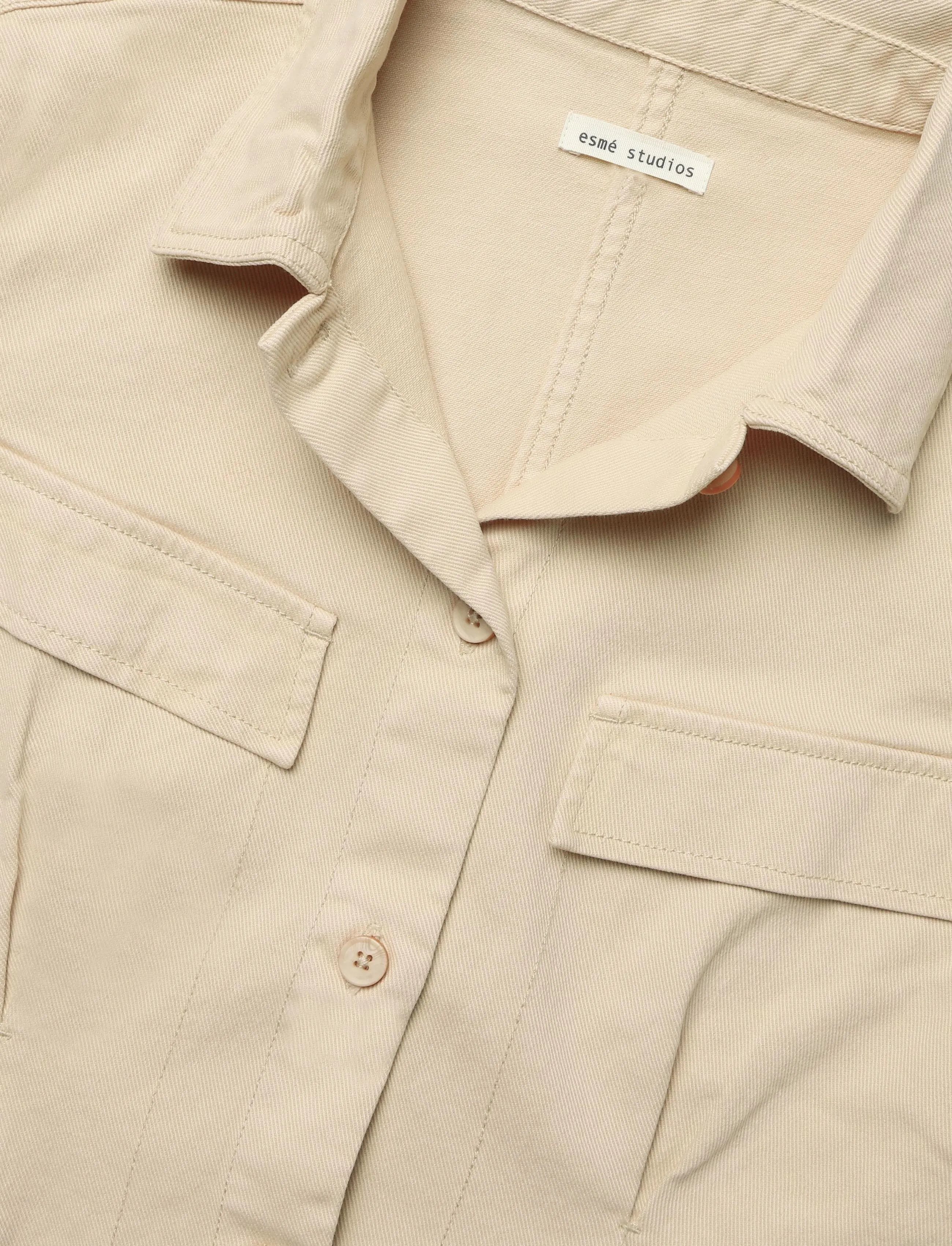 Esme Studios - ESOlivo Shirt - long-sleeved shirts - sheer bliss - 2
