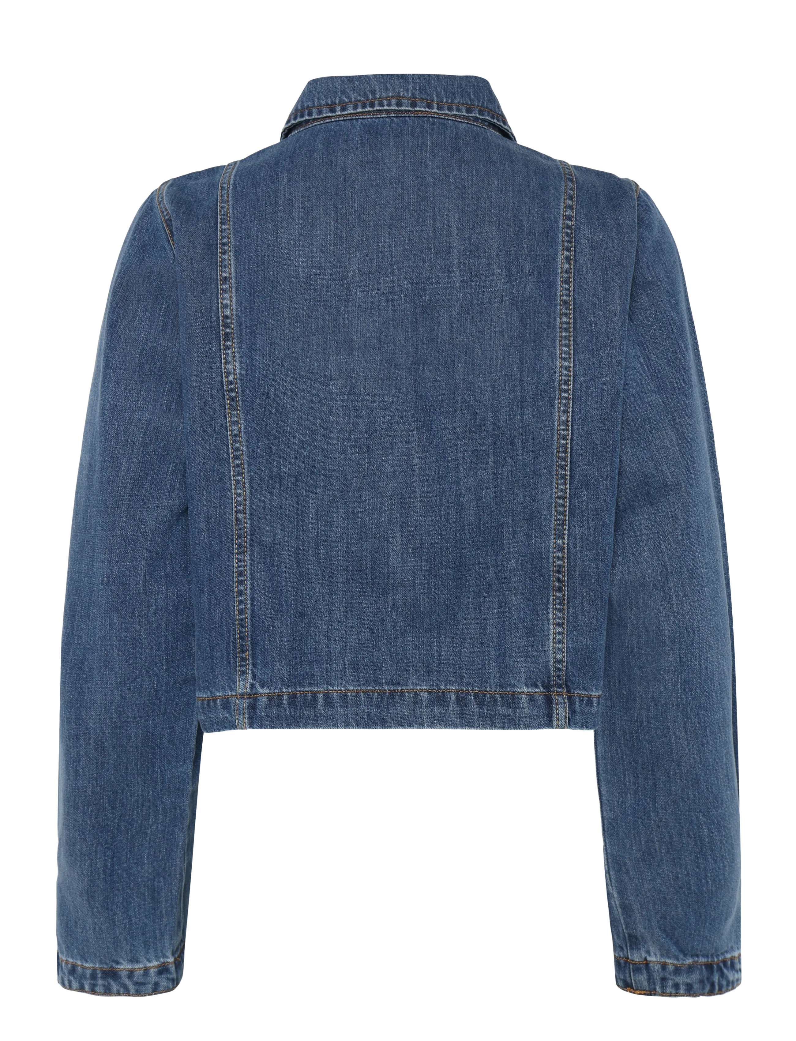 Esme Studios - ESNicole Denim Shirt Jacket - outerwear - blue denim - 1