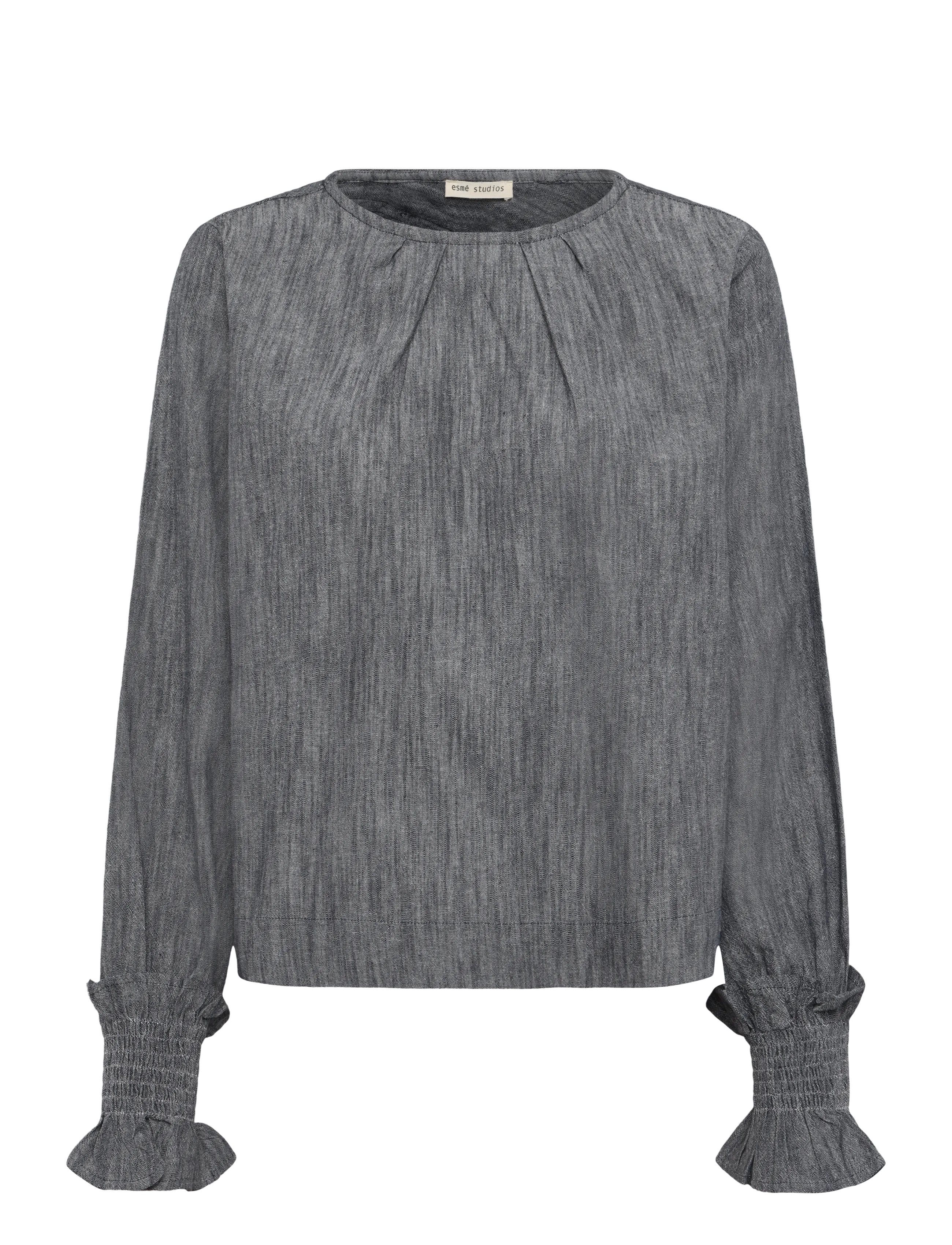 Esme Studios ESSolari Blouse GOTS - Kläder - BLUE NIGHTS / navy