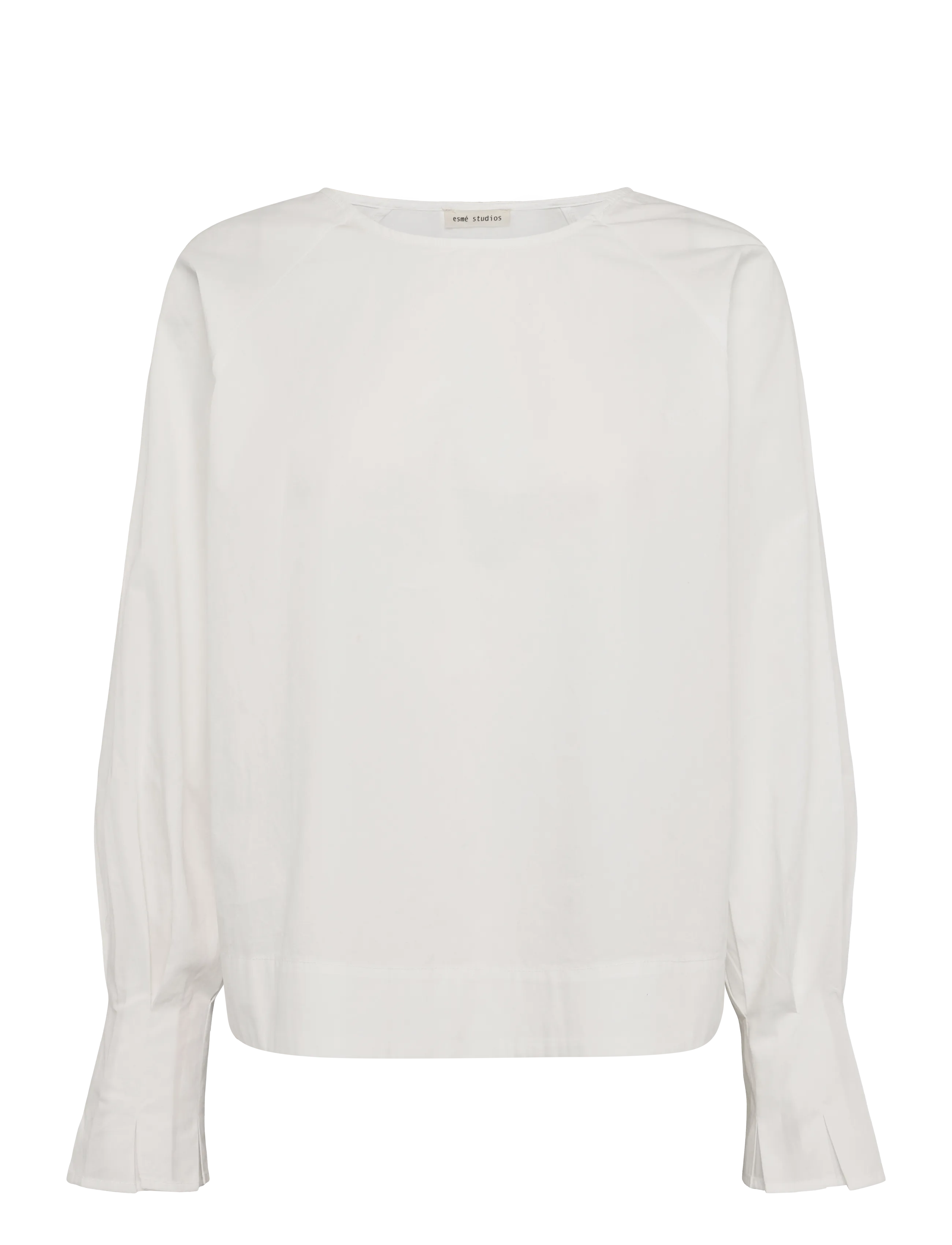 ESME STUDIOS Esrusso Ls Bluse Weiß - L - Damen