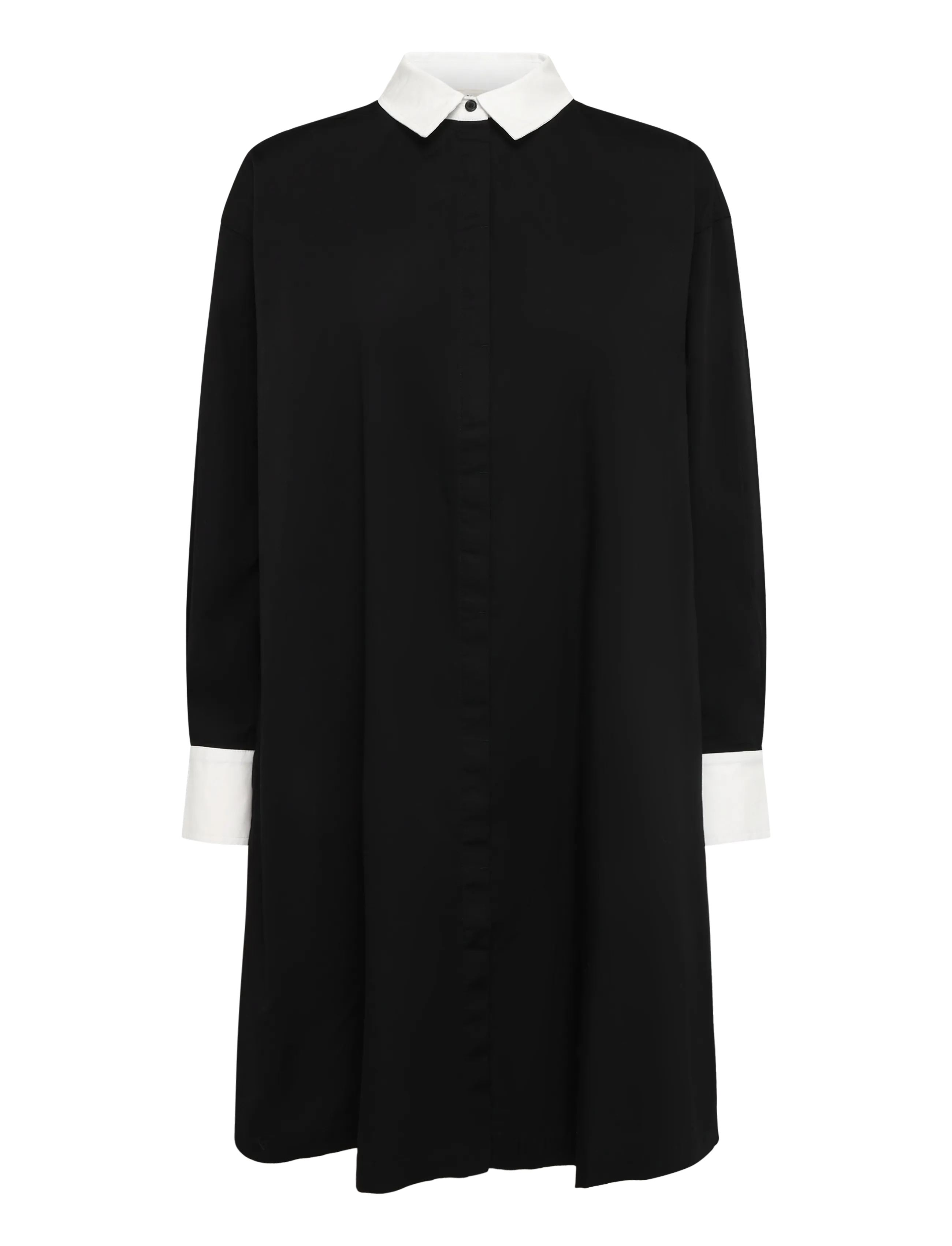ESME STUDIOS Esrusso Shirt Kleid Schwarz - XS - Damen