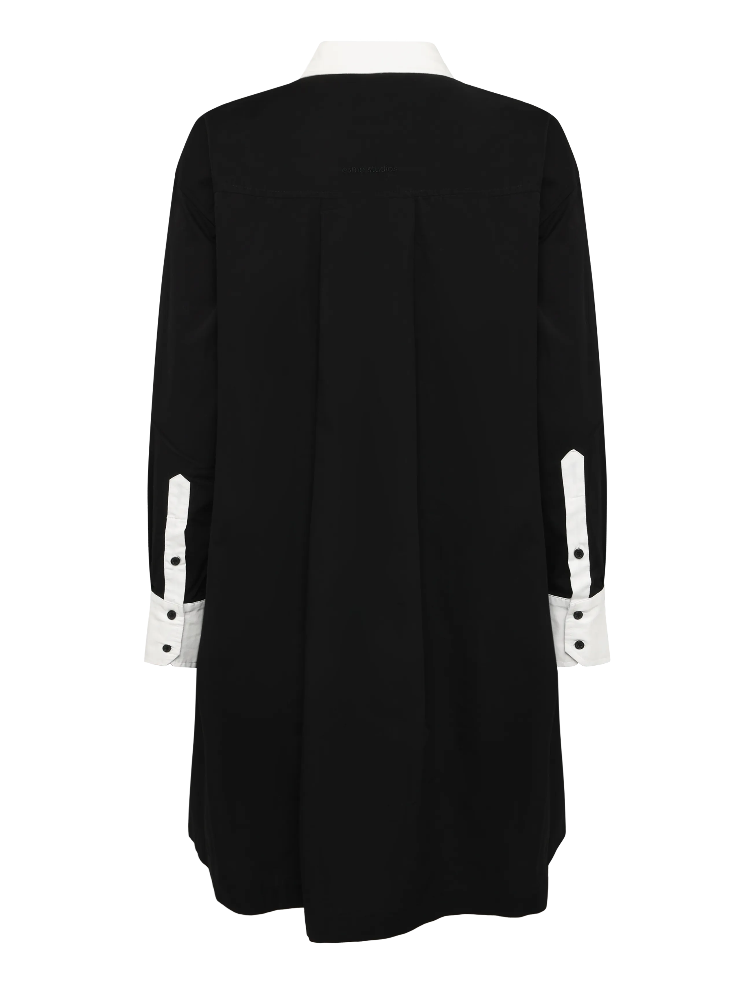 Esme Studios - ESRusso Shirt Dress - särkkleidid - black - 1