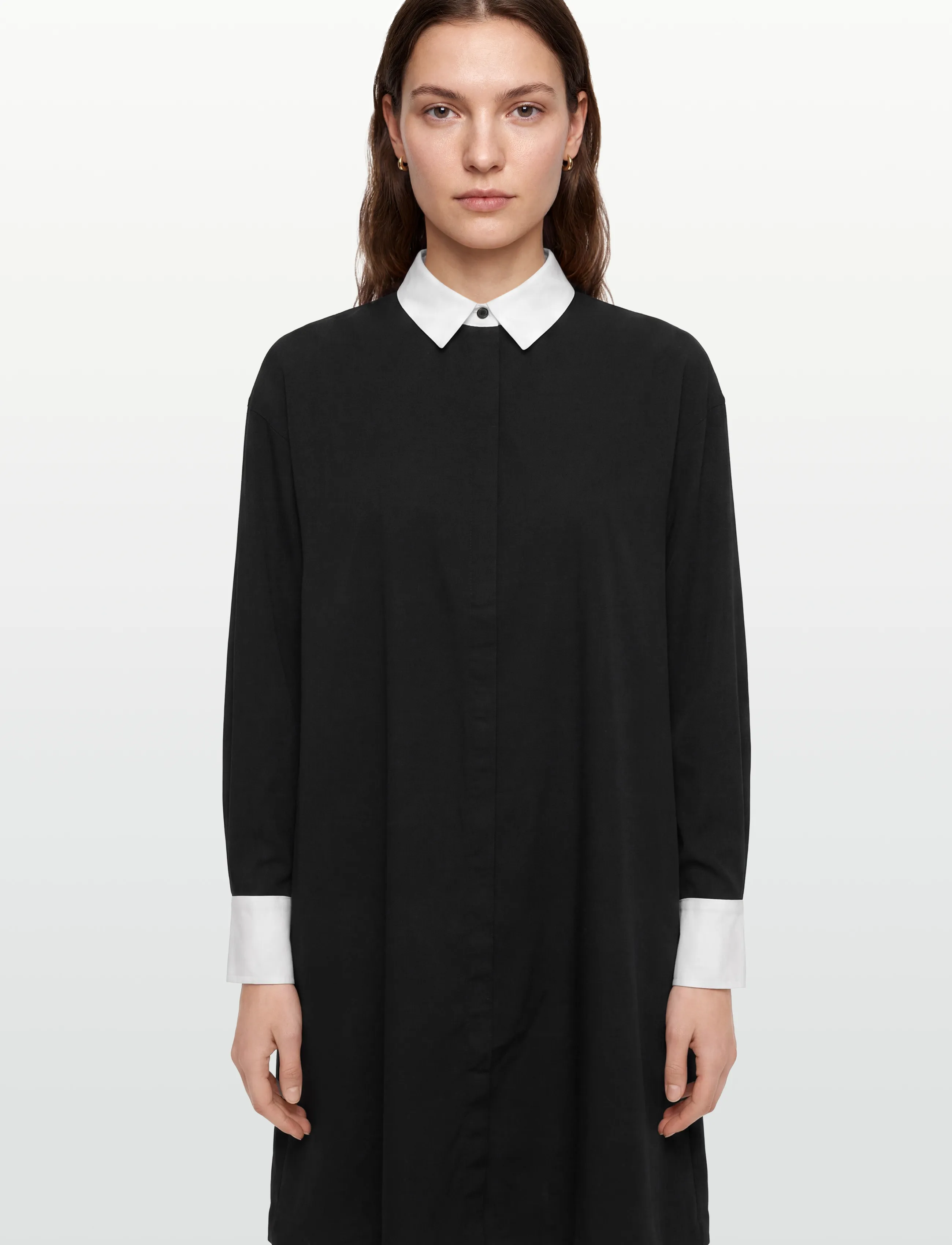 Esme Studios - ESRusso Shirt Dress - shirt dresses - black - 3