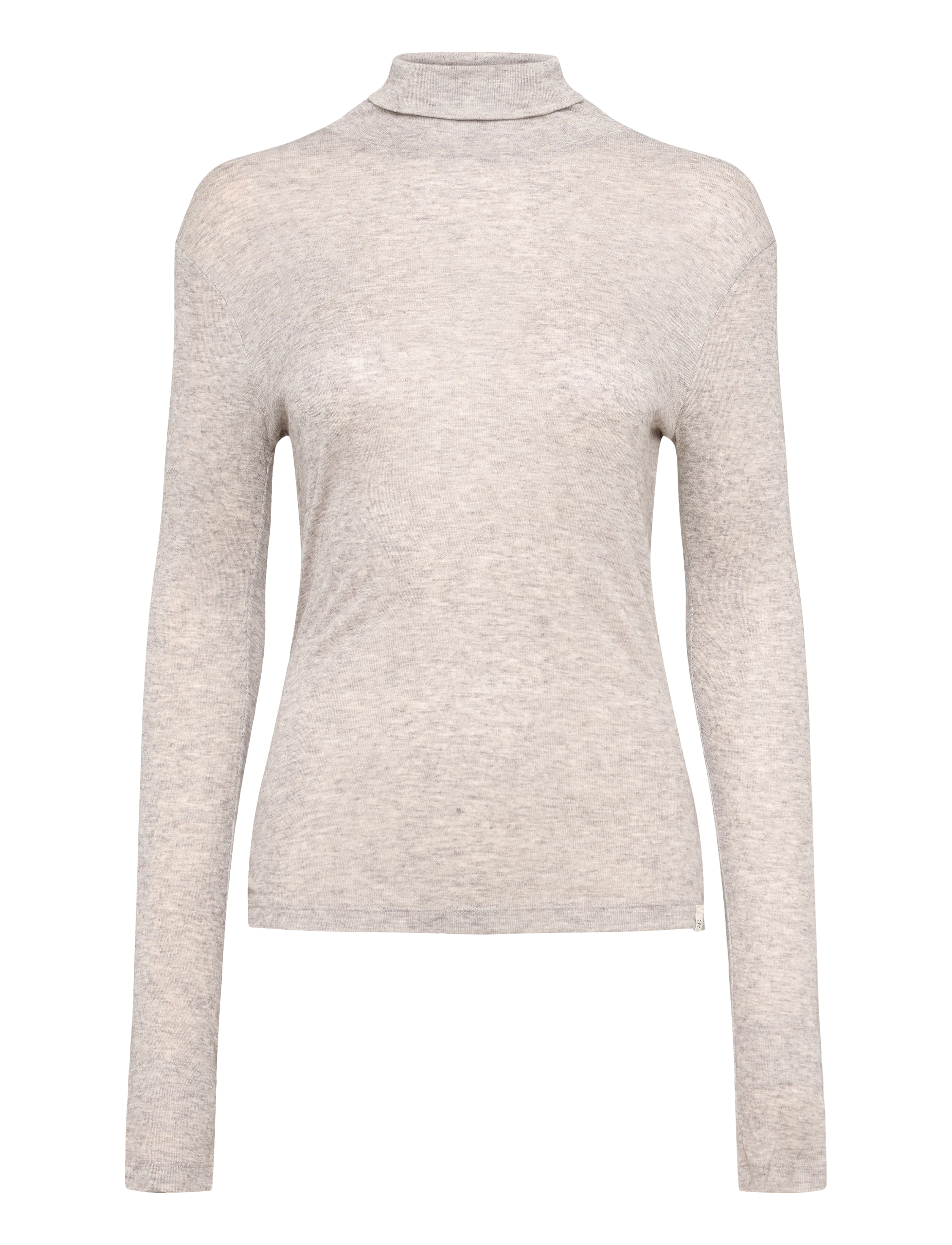 ESME STUDIOS Esellia Roll Neck Oberteil Beige - S - Damen