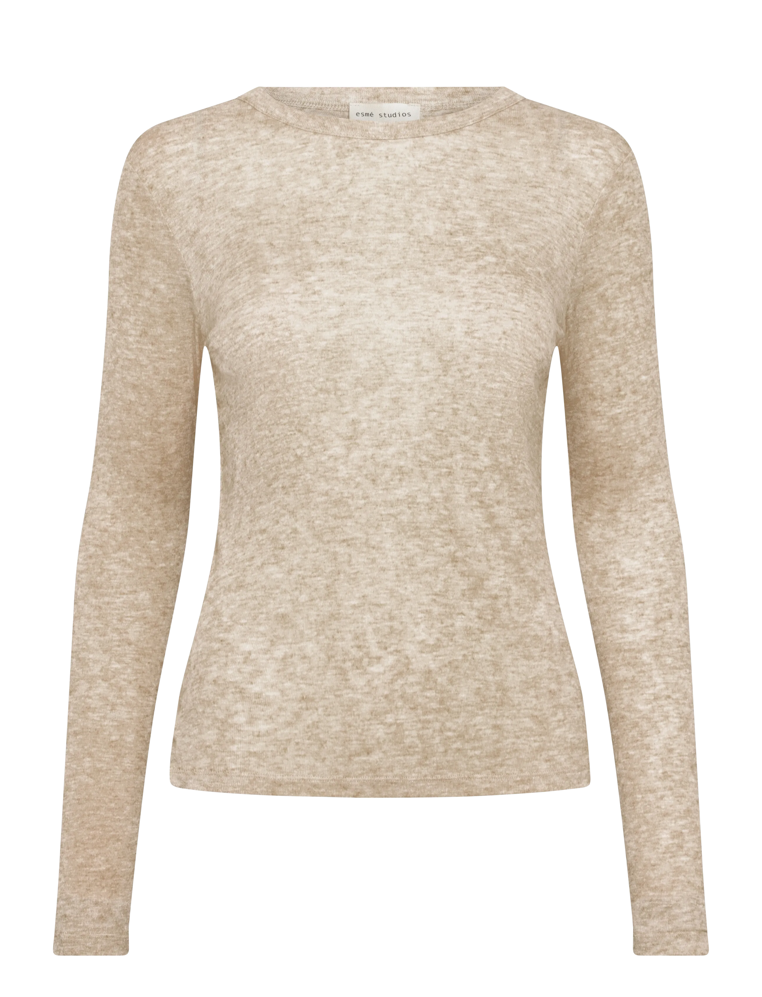 ESME STUDIOS Esellia Ls Oberteil Beige - XS - Damen