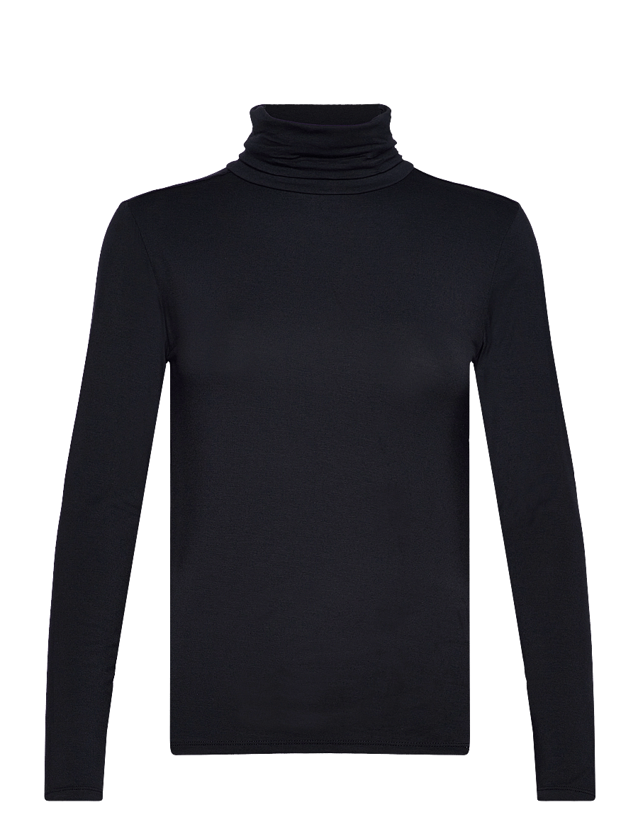 Esme Studios - ESPenelope LS Roll Neck - rollkragenpullover - black - 0