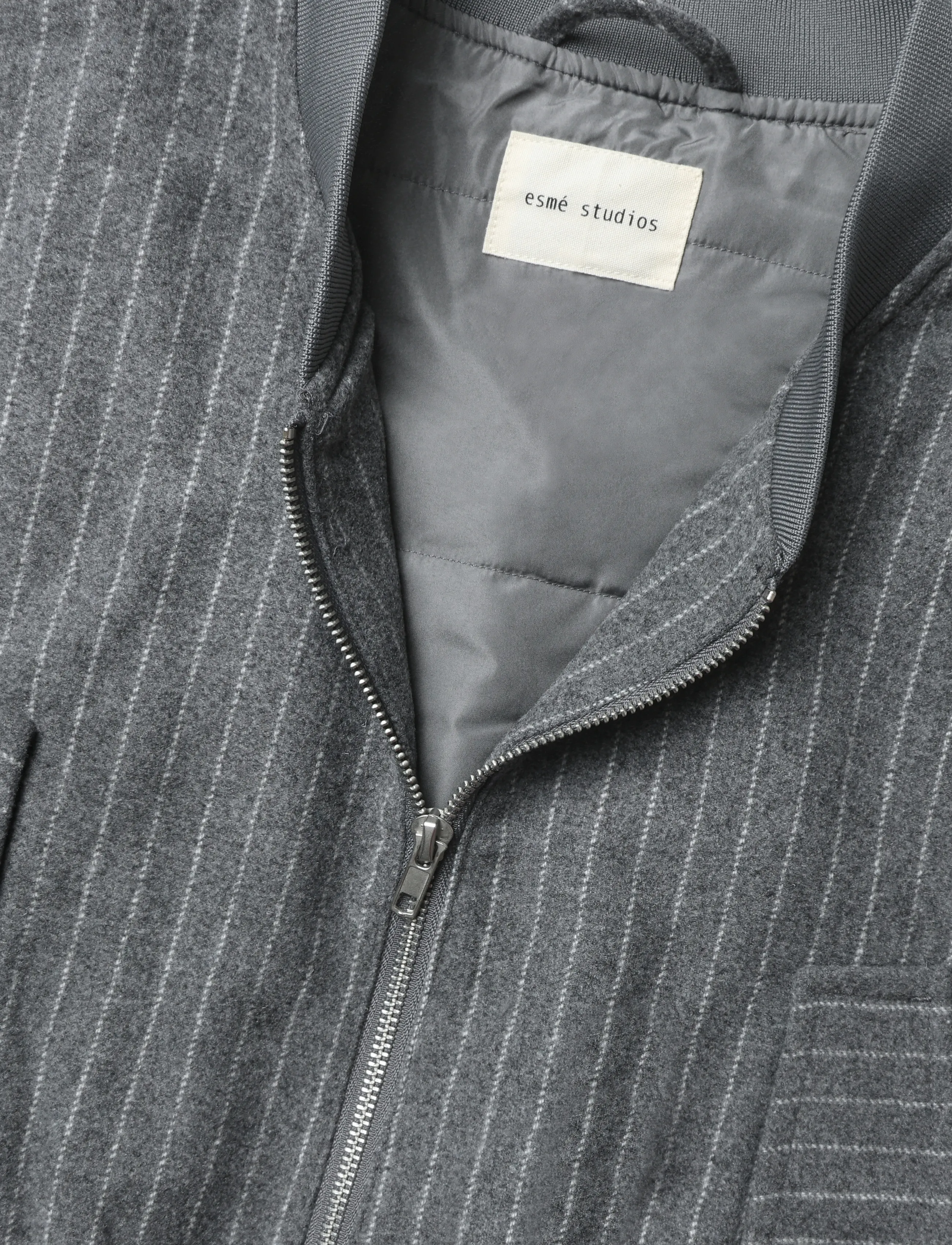 Esme Studios - ESHera Wool Vest GRS - outerwear - gray melange - 5