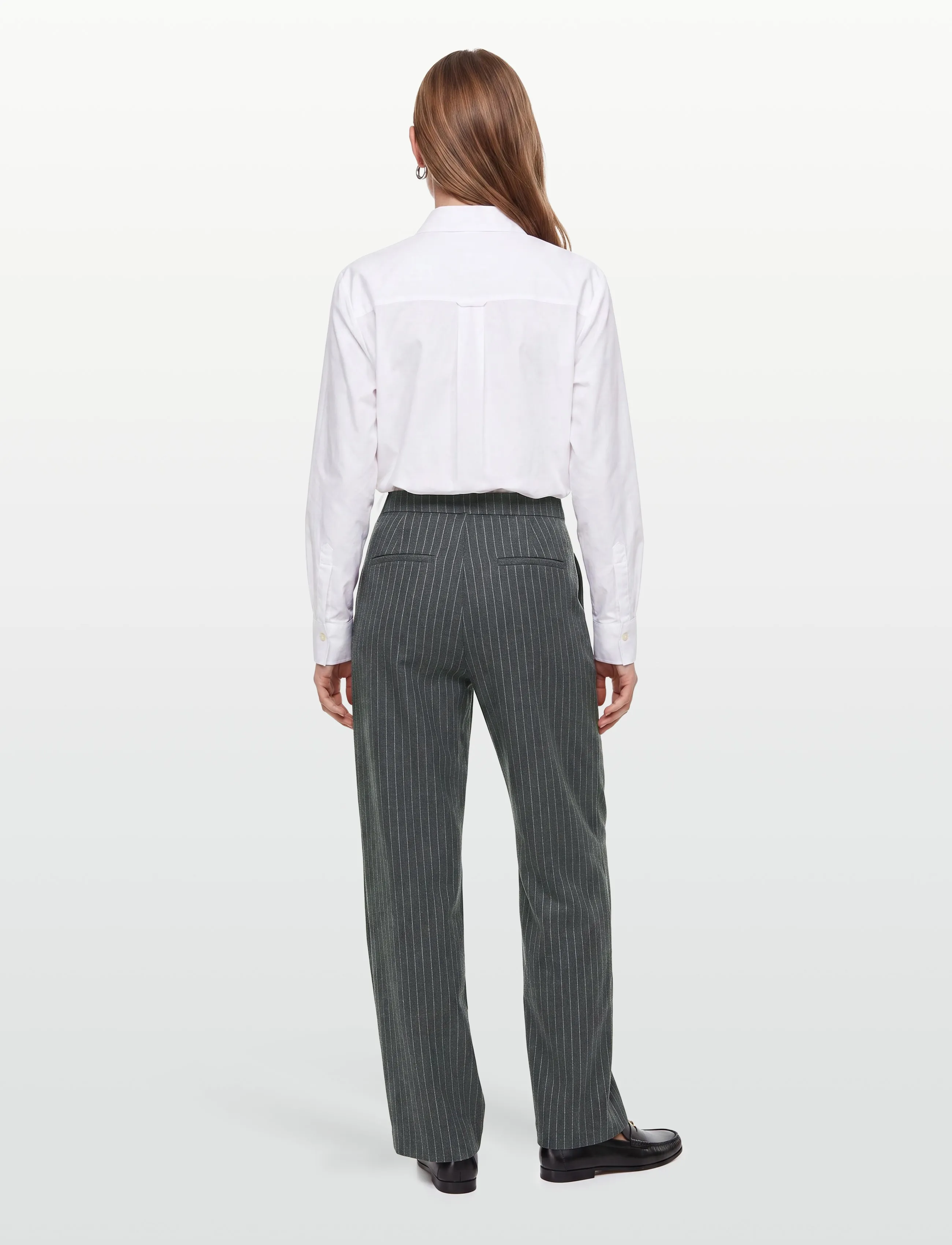 Esme Studios - ESHera Wool Pants GRS - peoriided outlet-hindadega - gray melange - 4